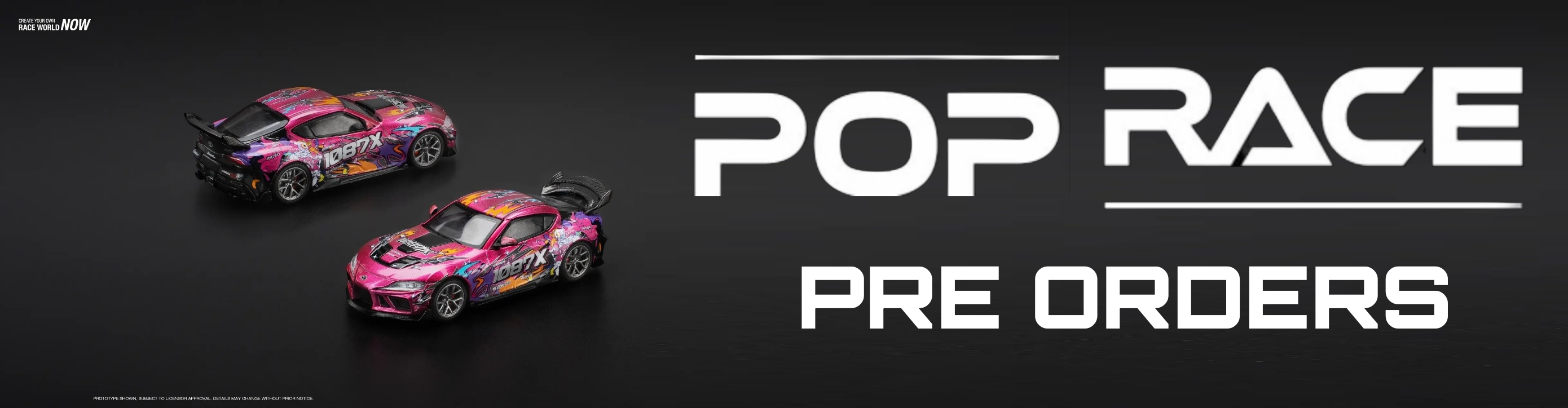 PRE ORDERS POP RACE