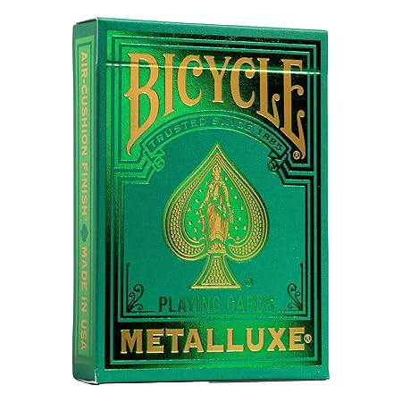 BICYCLE METALLUXE GREEN PLAYING CARDS 