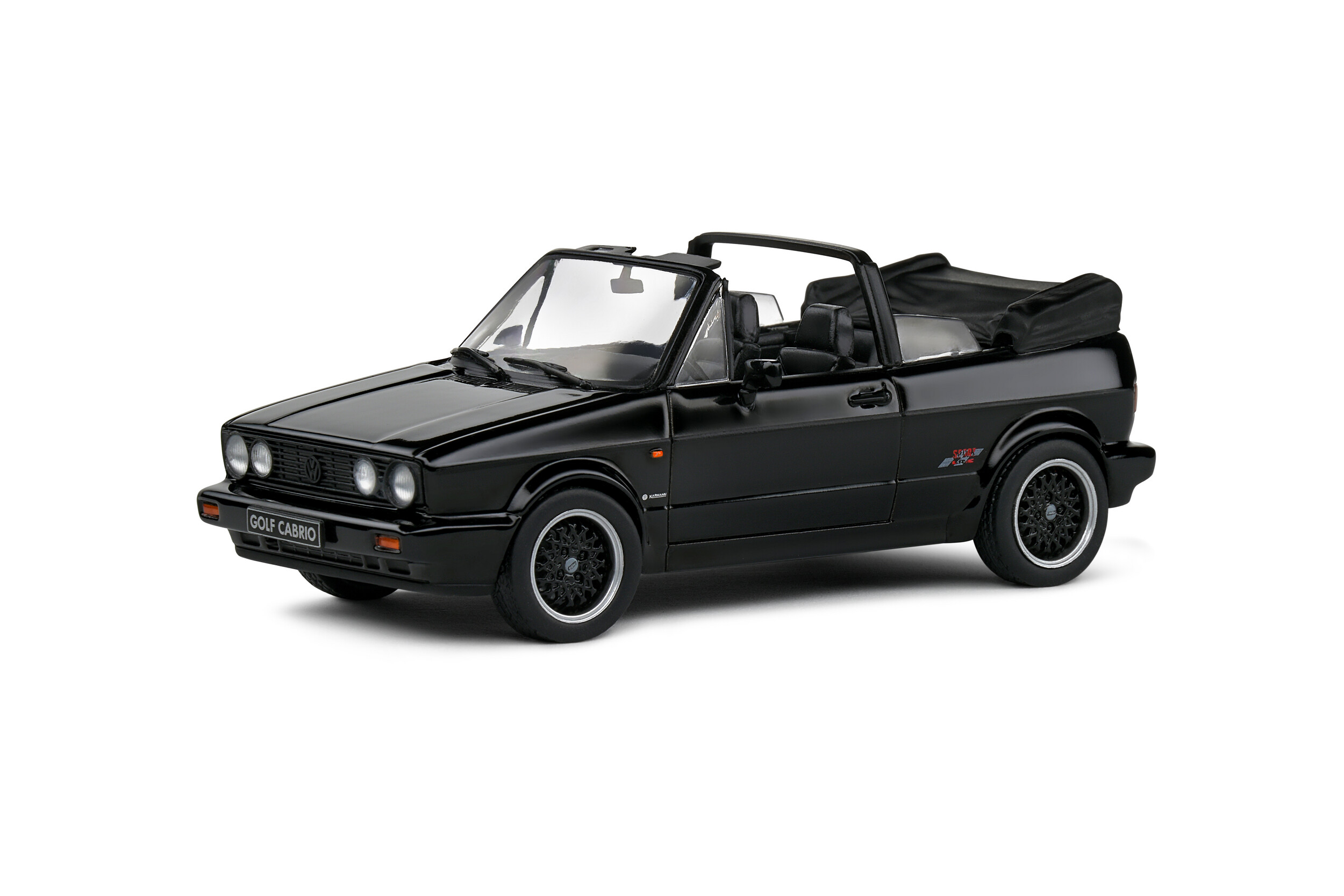 VOLKSWAGEN GOLF MKI CONVERTIBLE SPORTLINE – BRILLIANT BLACK – 1992  S4