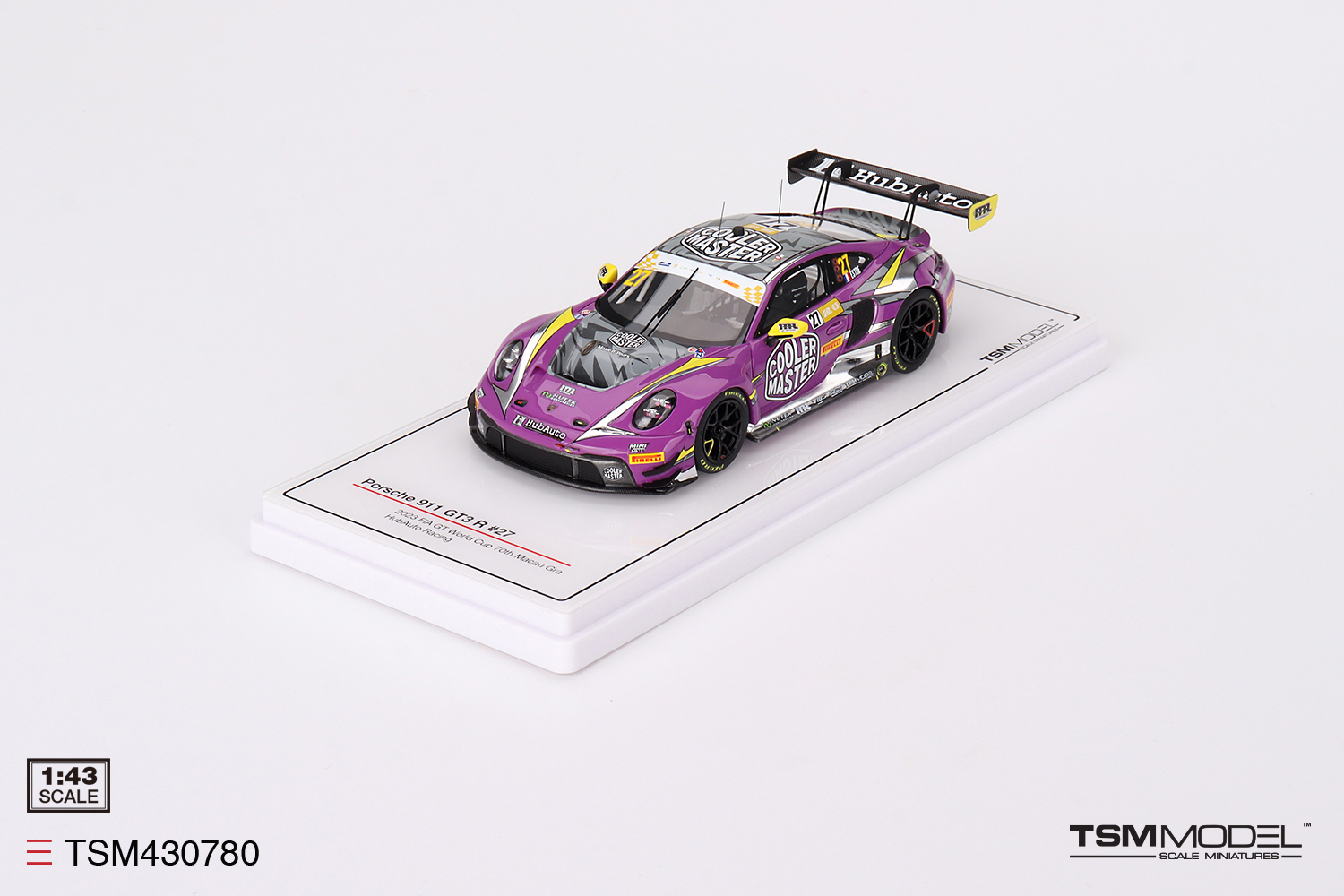 PORSCHE 911 GT3 R 27 HUBAUTO RACING 2023 FIA GT WORLD CUP 70TH MACAU 
