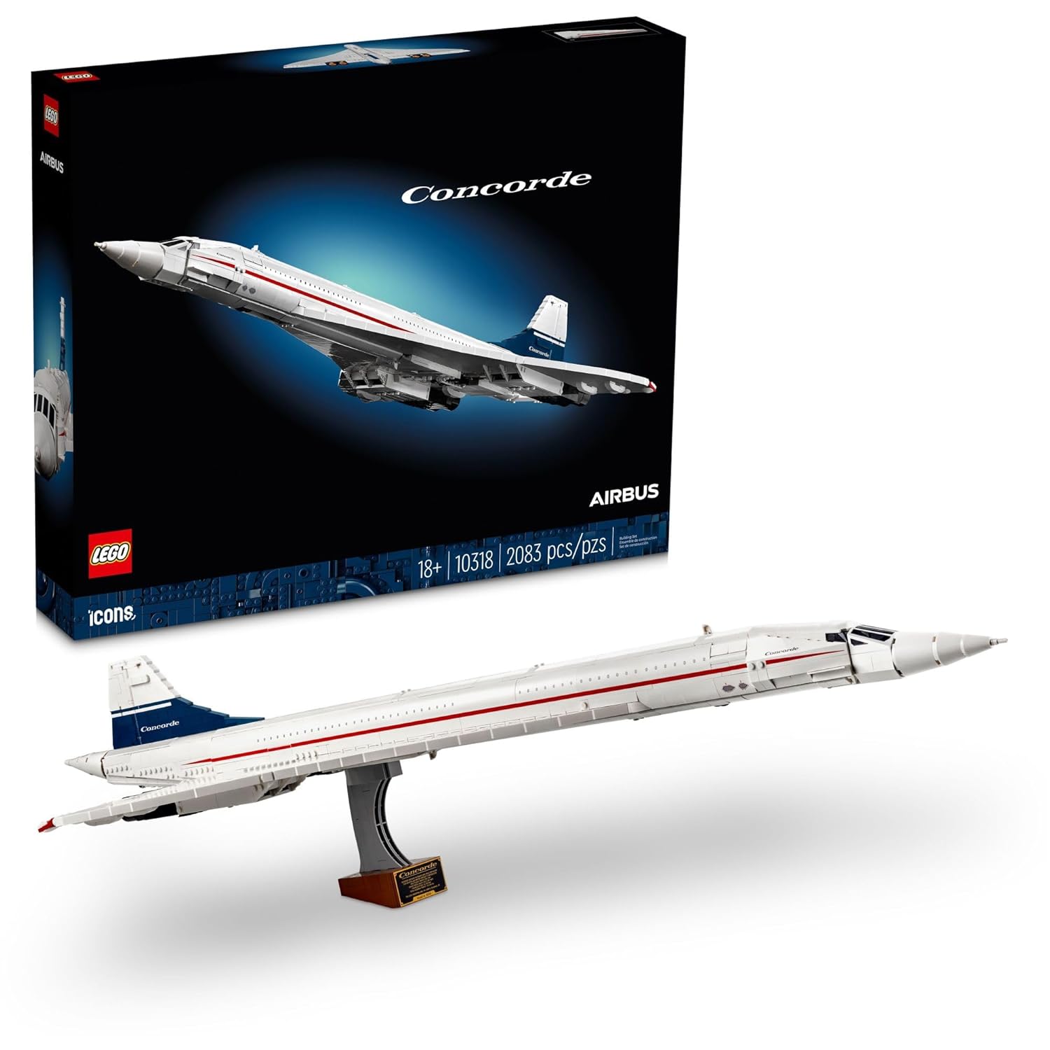 LEGO ICONS CONCORDE BUILDING SET 