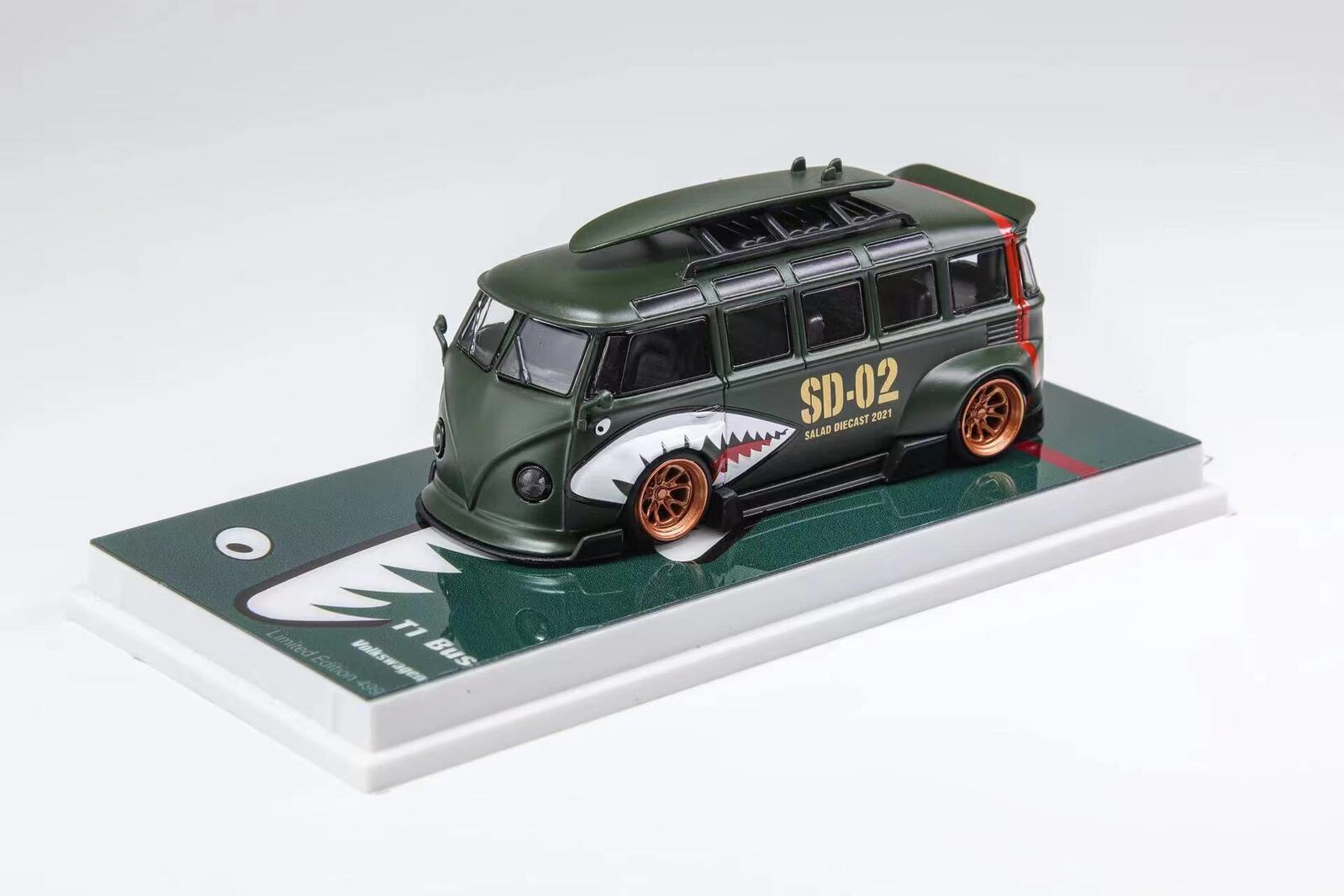 VW VOLKSWAGEN T1 VAN KOMBI WIDE BODY MODIFIED SHARK SD-02