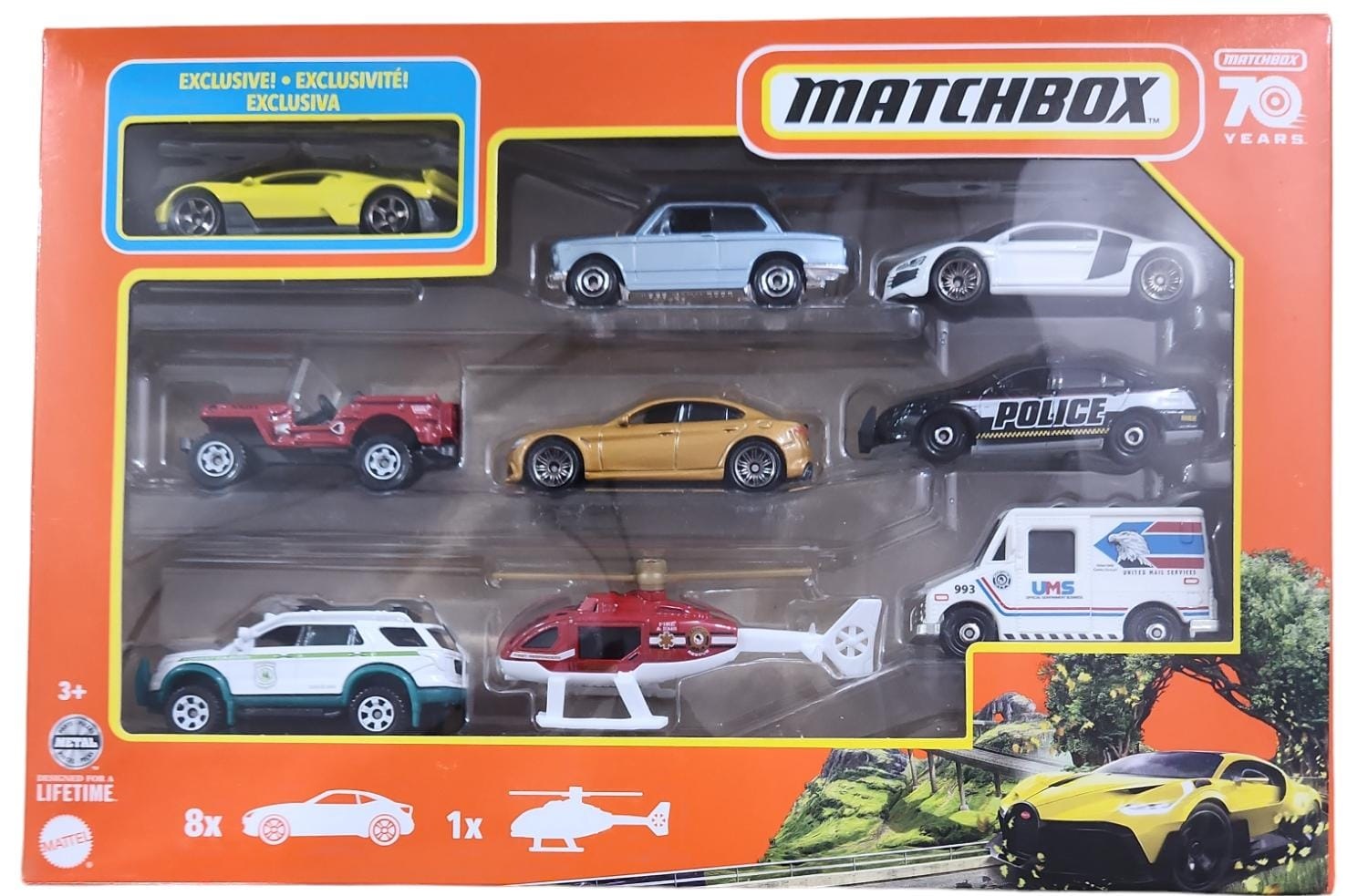 MATCHBOX 8 PLUS 1 GIFT PACK