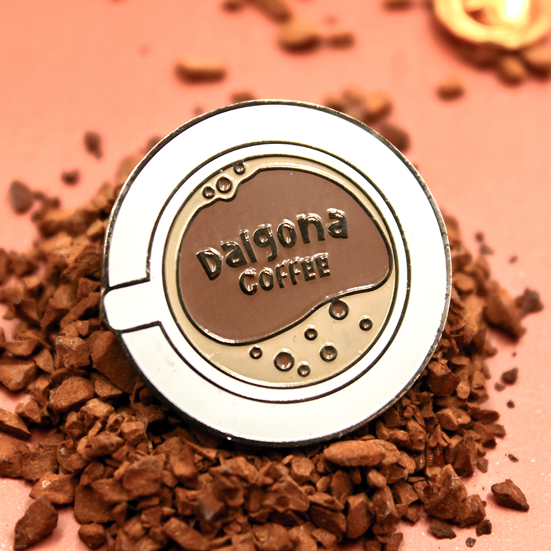 DALGONA COFFEE LAPEL PIN