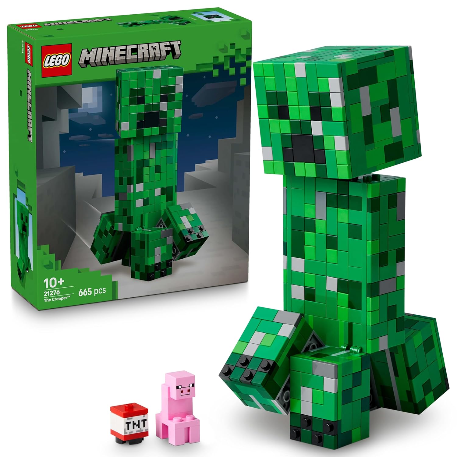 THE CREEPER GAMER DECOR AND ACTION FIGURE BUILDING 21276 