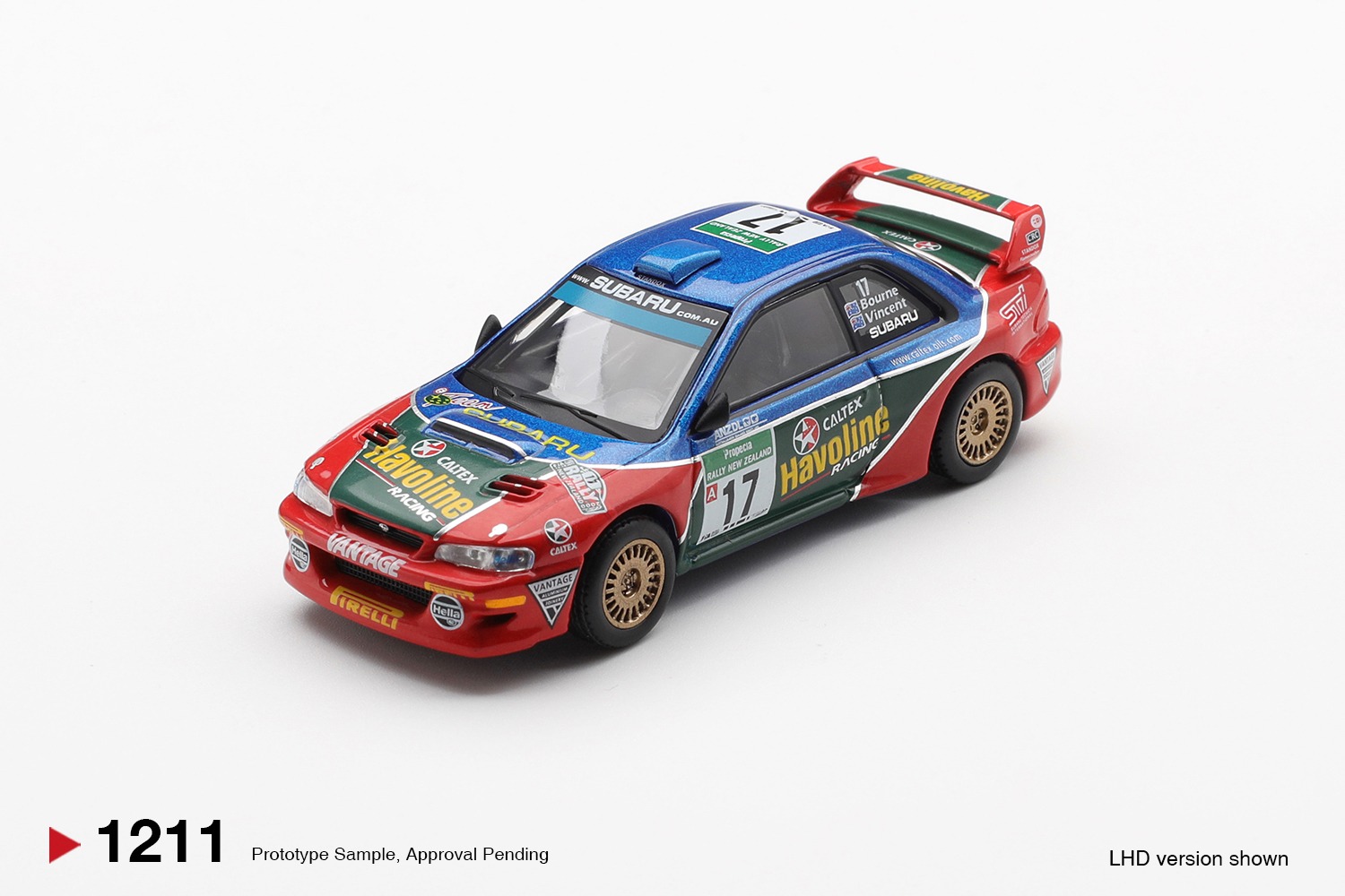 PREORDER SUBARU IMPREZA WRC98 #17 2000 RALLY NEW ZEALAND