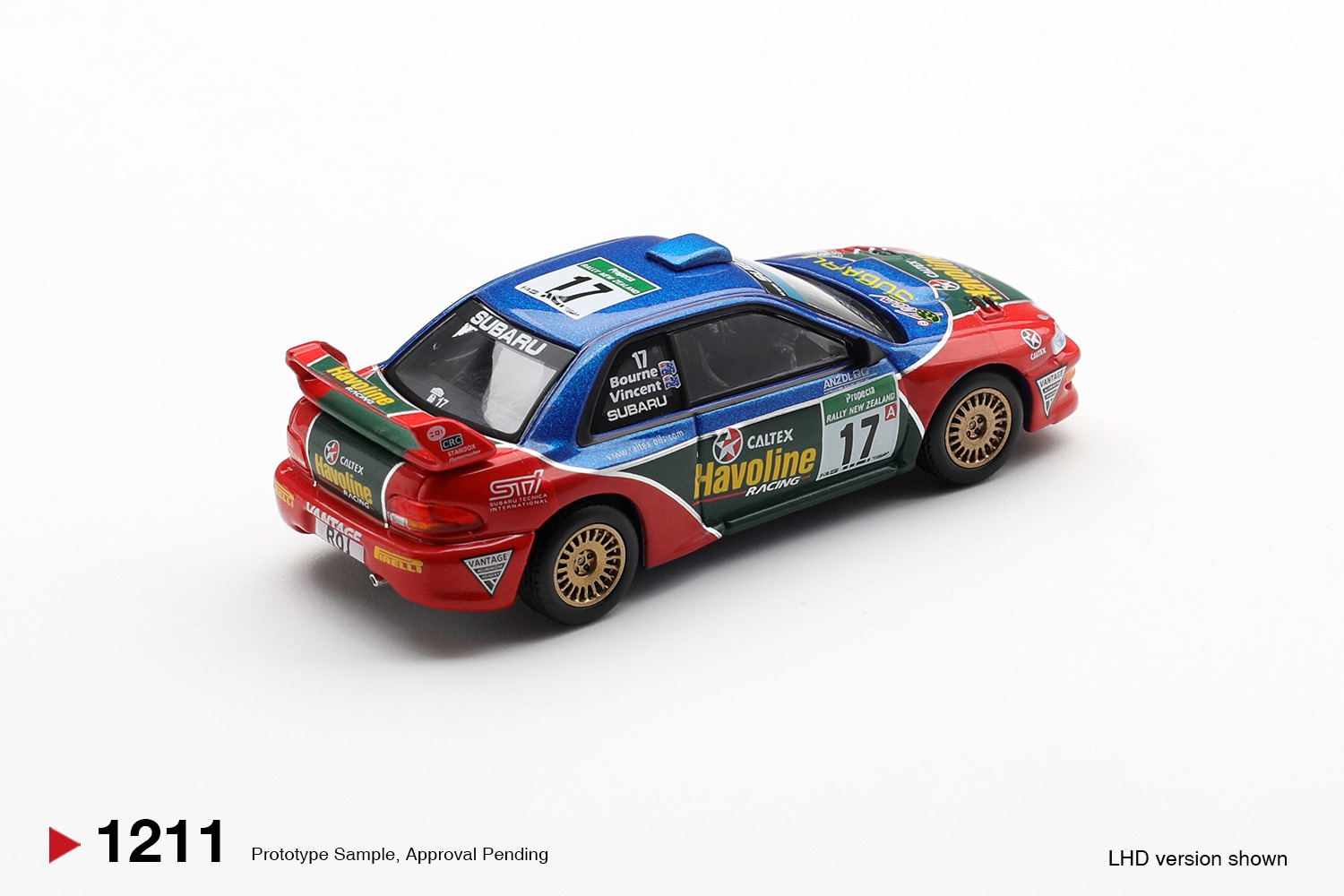 PREORDER SUBARU IMPREZA WRC98 #17 2000 RALLY NEW ZEALAND