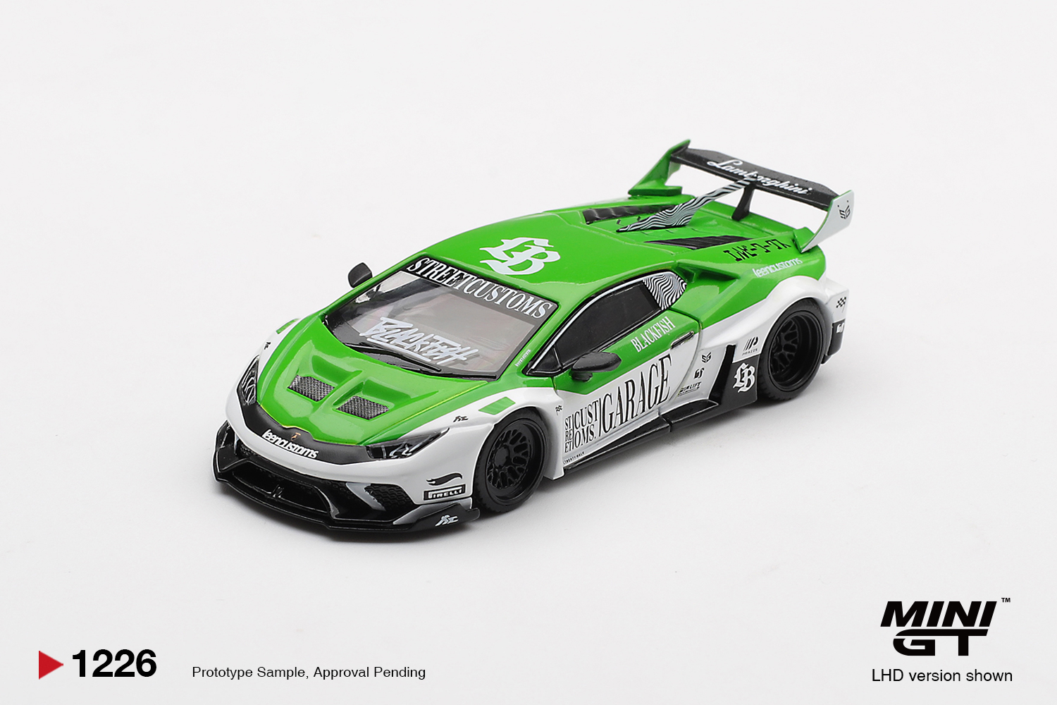 PREORDER LB WORKS LAMBORGHINI HURACÁN GT STREET CUSTOMS BLISTER PACKAGING