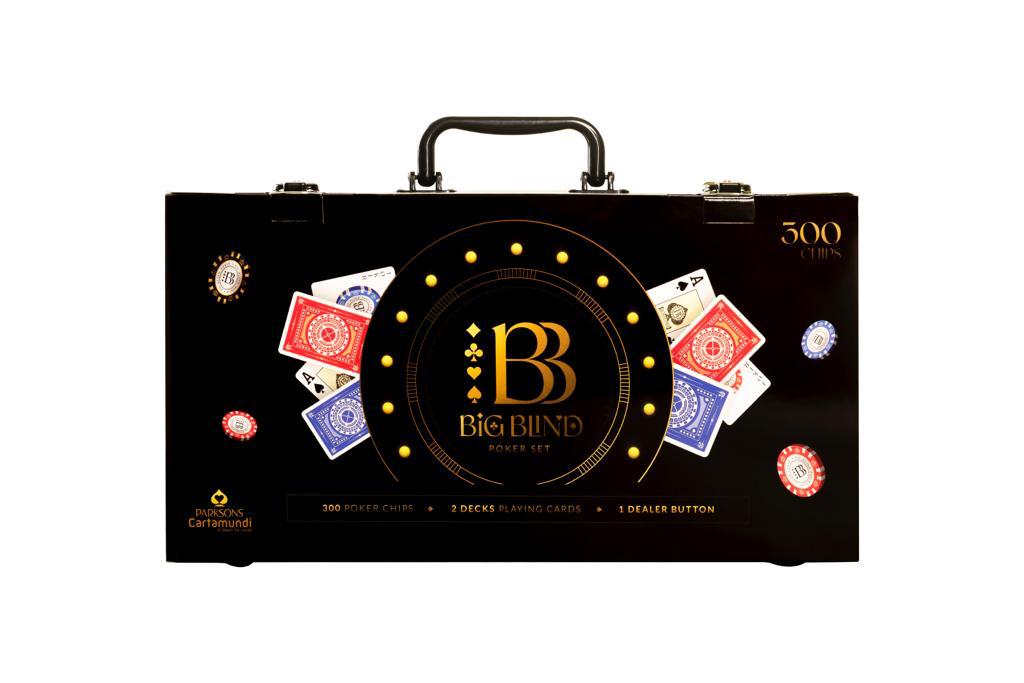 BIG BLIND 300 PIECES POKER CHIPS SET