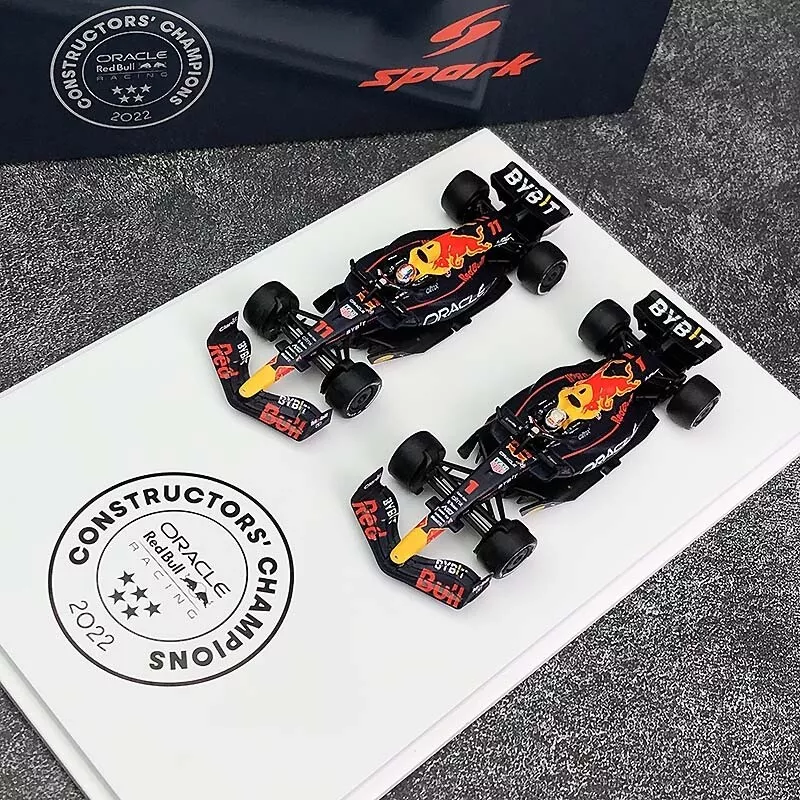 ORACLE RED BULL RACING RB18 2022 CONTRUCTORS' WORLD CHAMPIONS 2CARS SE