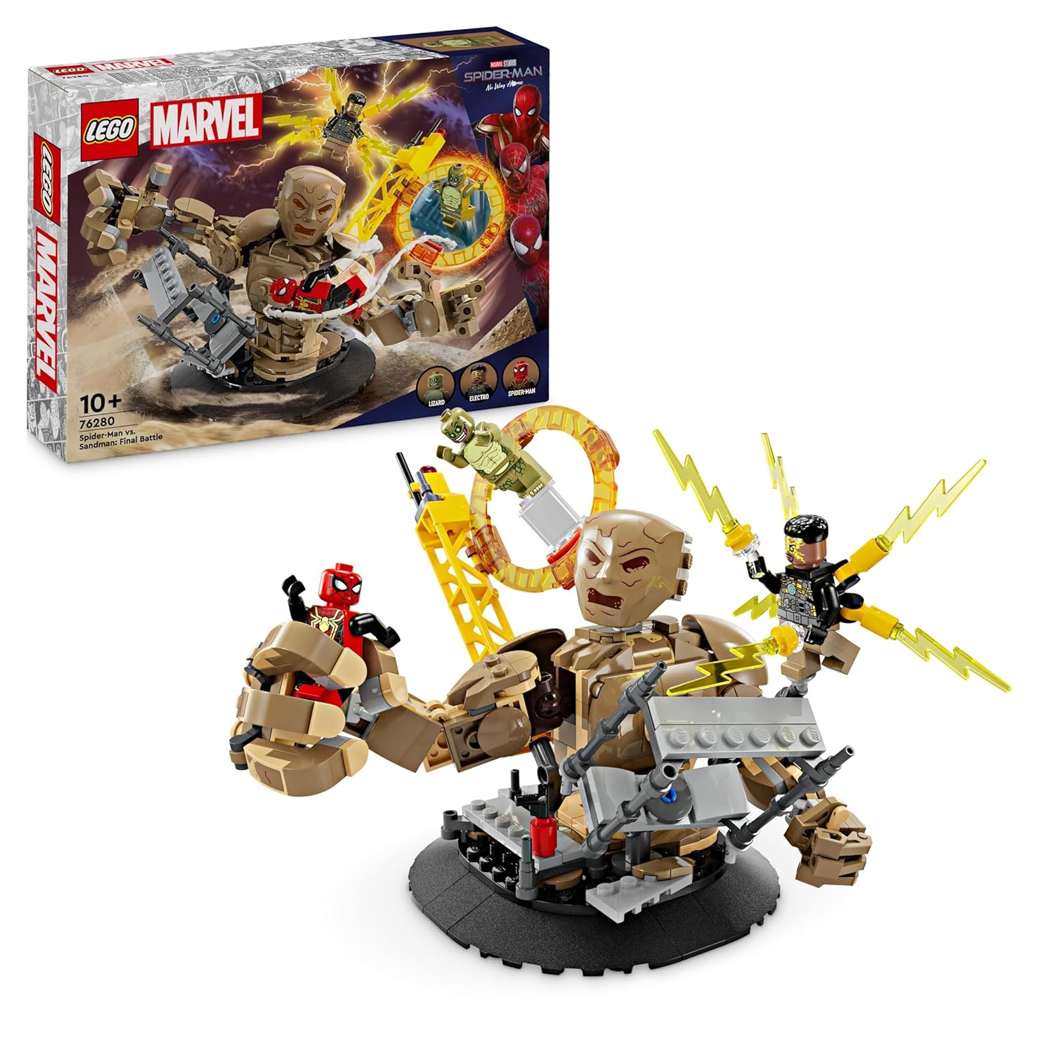 LEGO MARVEL SPIDERMAN VS SANDMAN FINAL BATTLE SET 347 PIECES