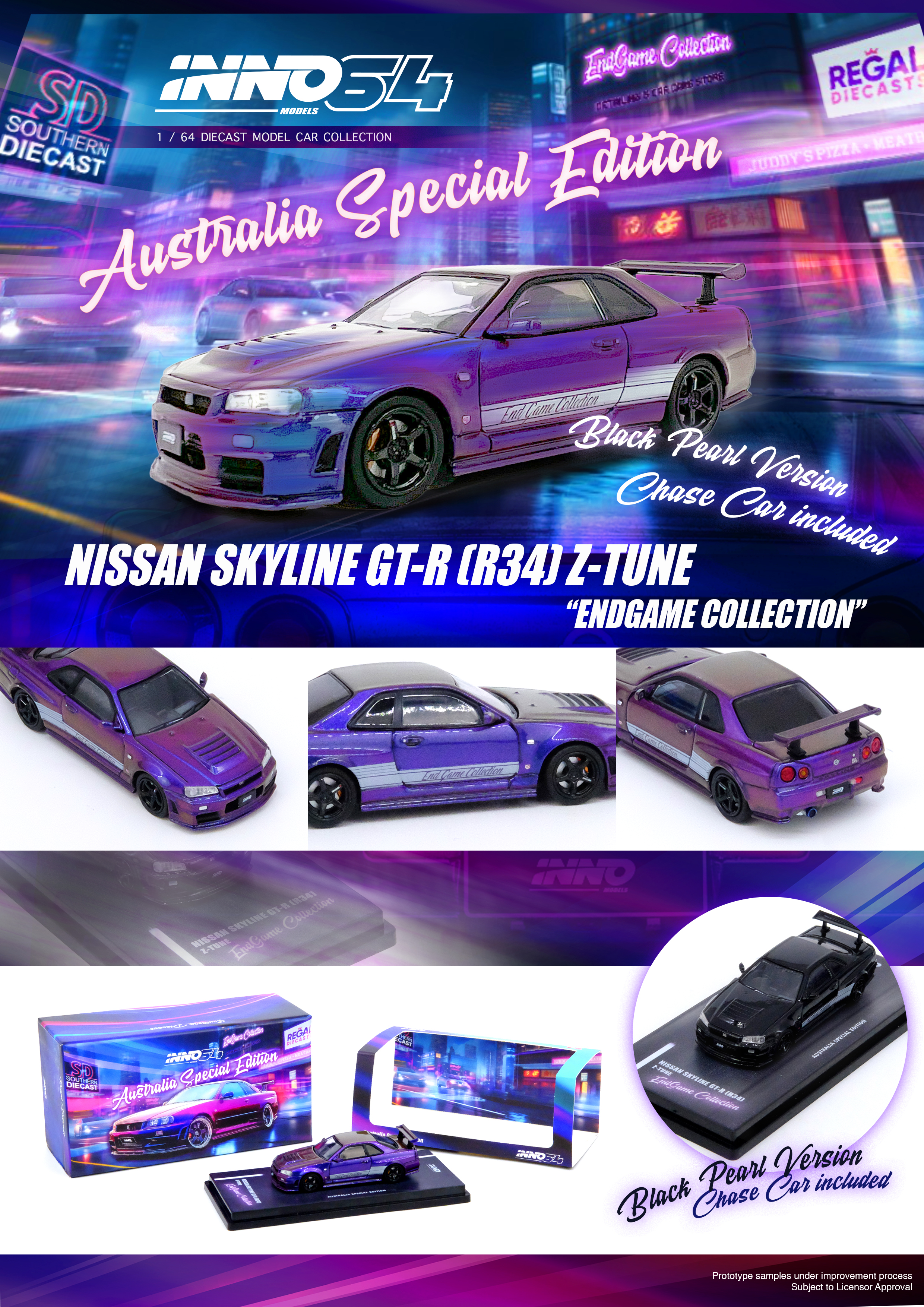 NISSAN SKYLINE GT-R R34 Z-TUNE ENDGAME AUSTRALIA SPECIAL EDITION