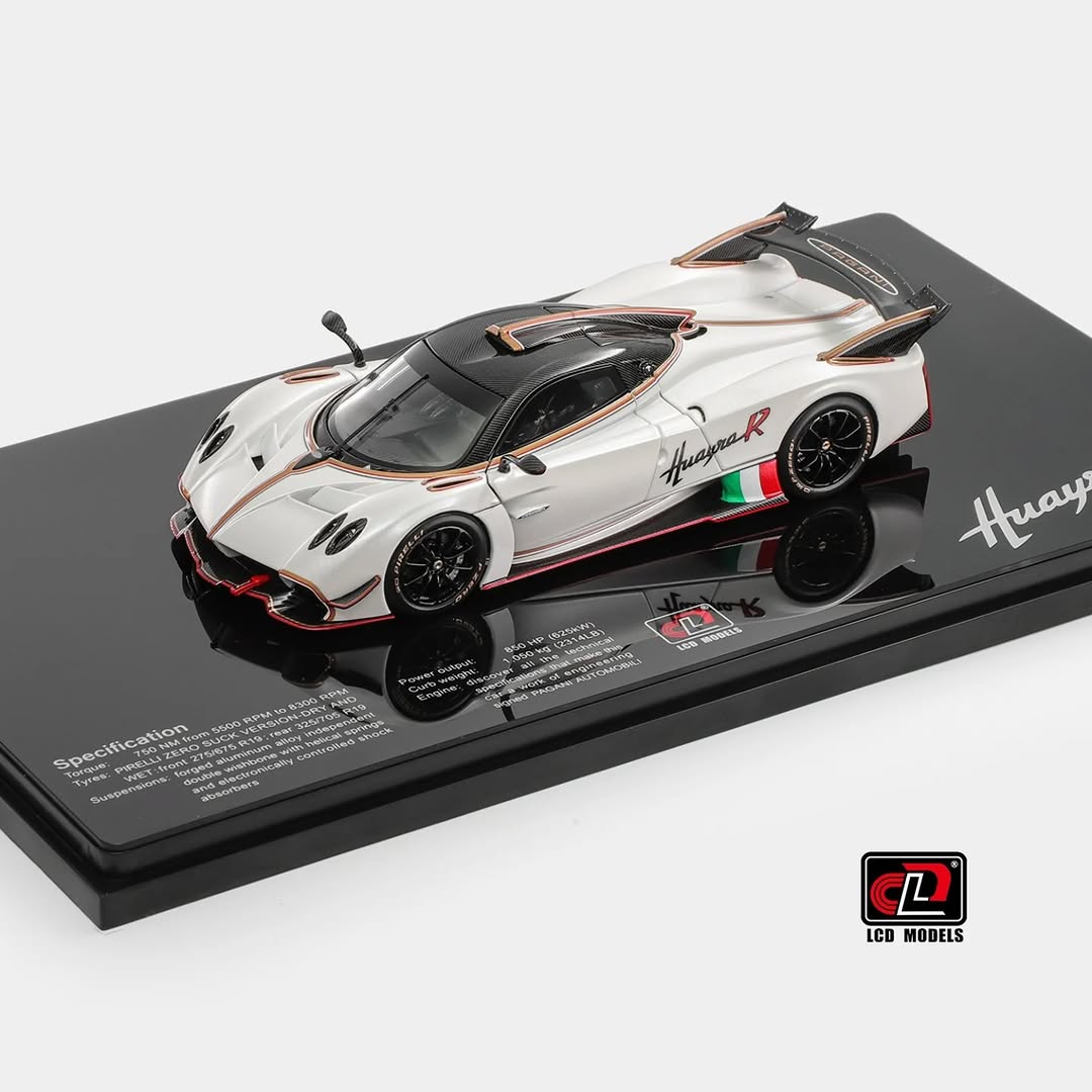 PAGANI HUAYRA R MATTE WHITE 
