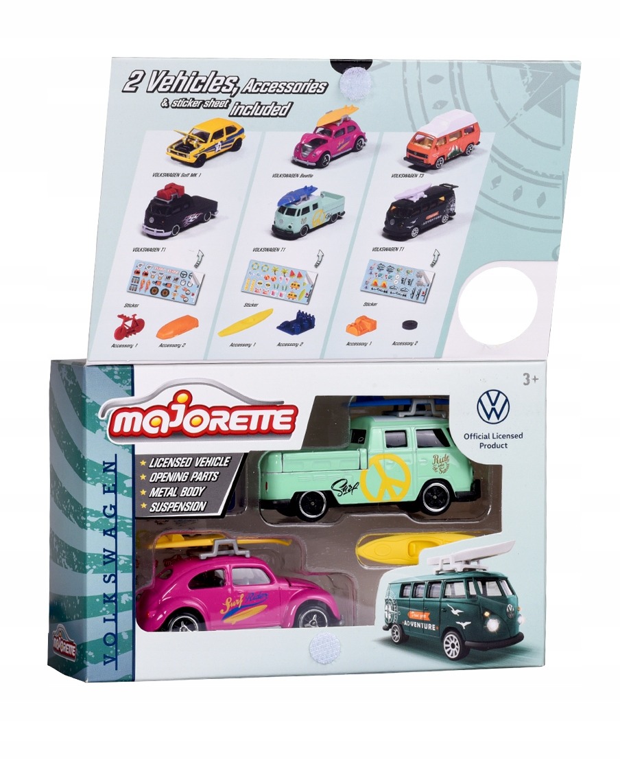 VOLKSWAGEN T1 I BEETLE SET SURF 2PACK 