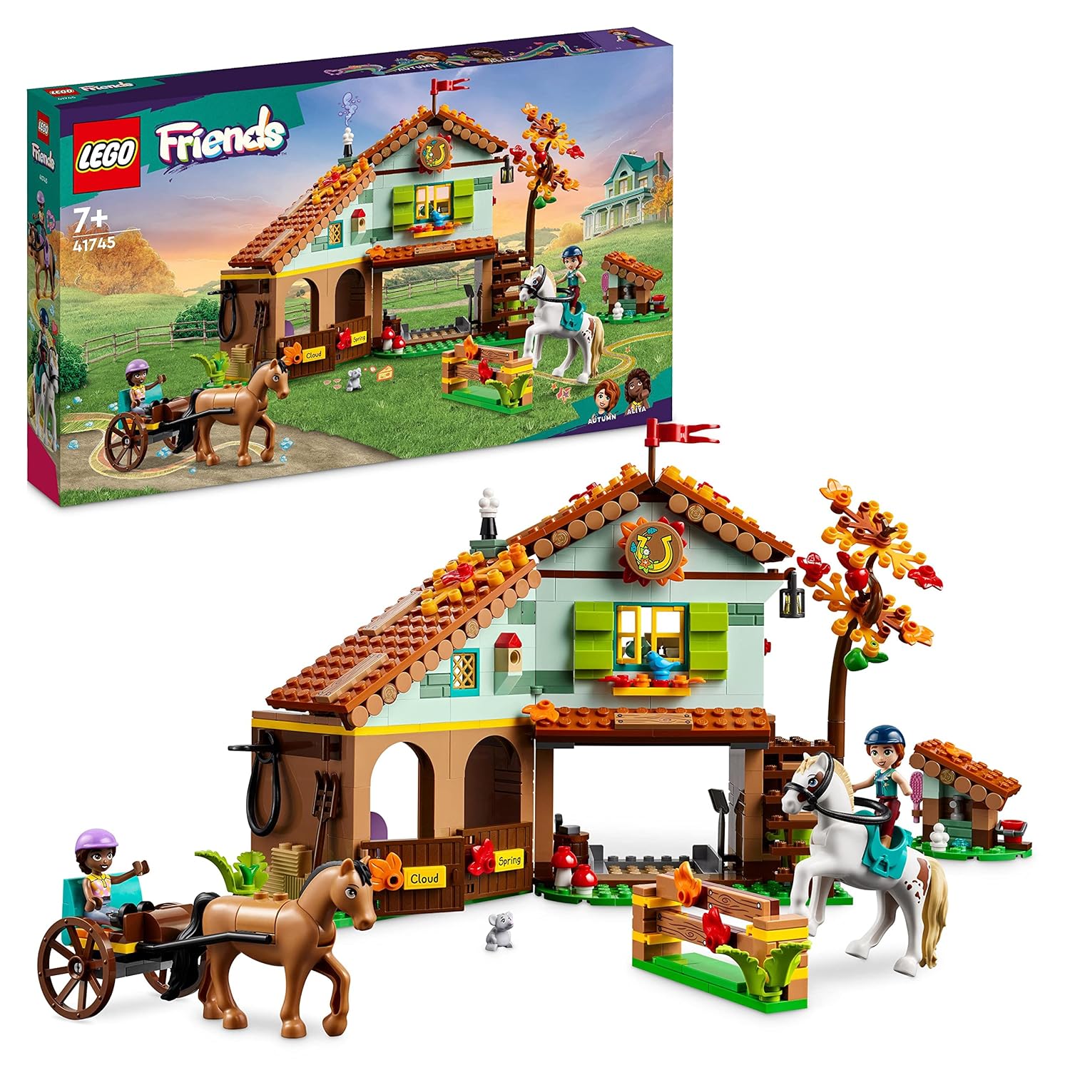 LEGO Friends Autumn's Horse Stable 41745 Building Toy Set 545 Pcs
