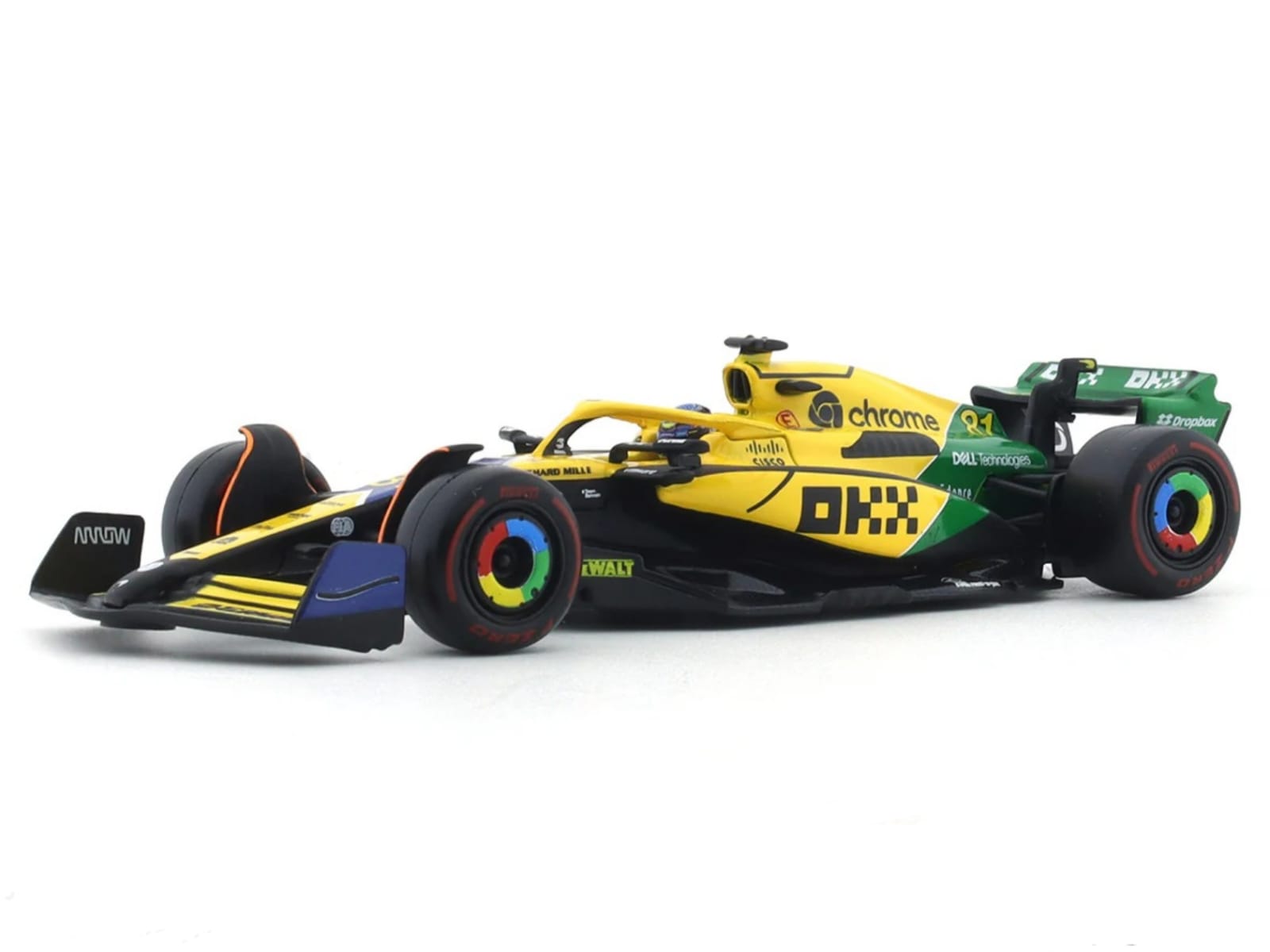 MCLAREN FI TEAM MCL38 OSCAR PIASTRI NO NO81 YELLOW