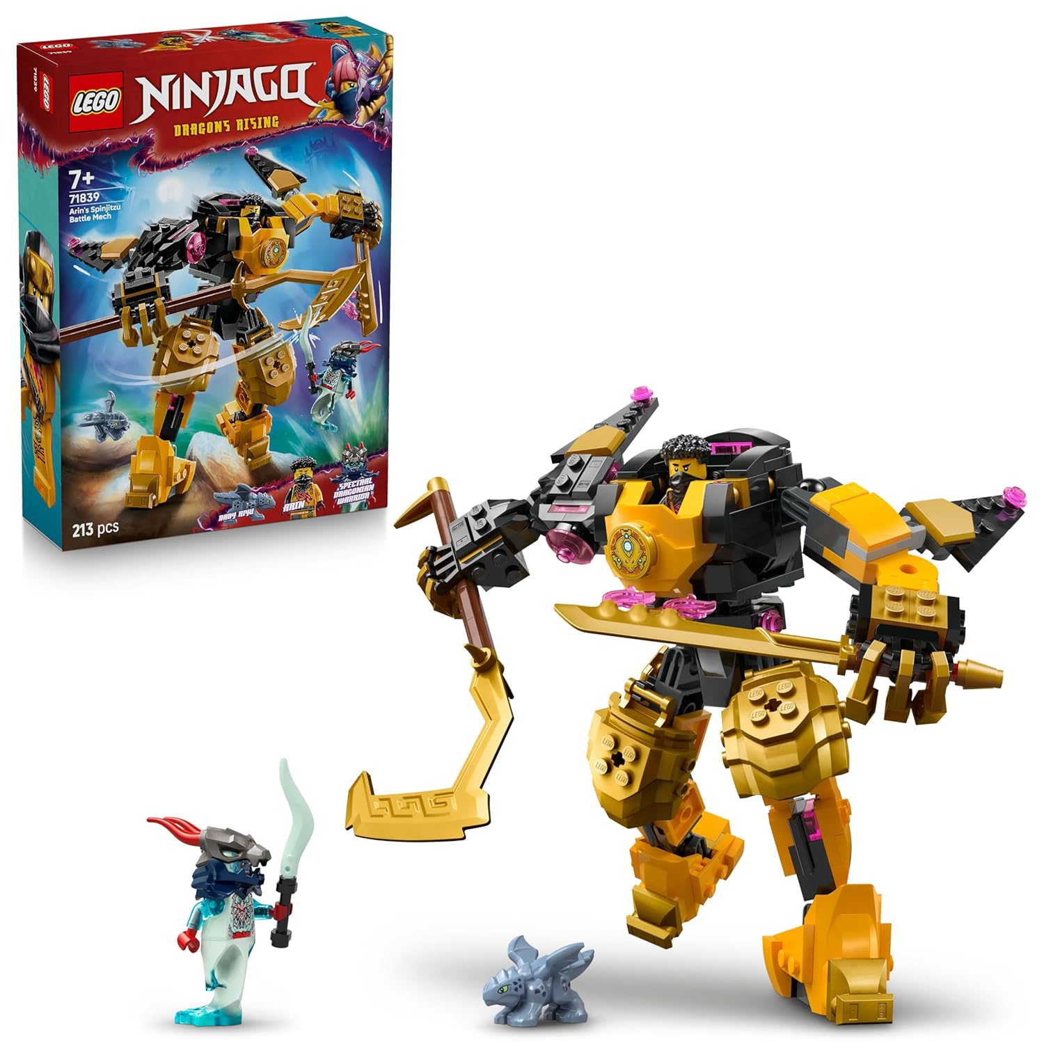 LEGO NINJAGO ARIN’S SPINJITZU BATTLE MECH TOY 