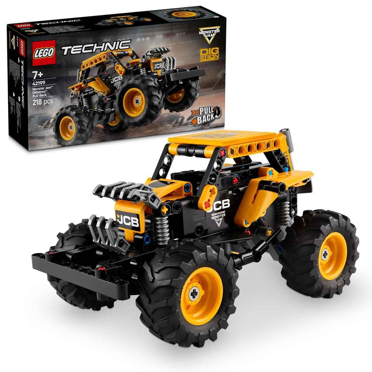 LEGO TECHNIC MONSTER JAM DIGATRON PULL BACK TRUCK TOY 