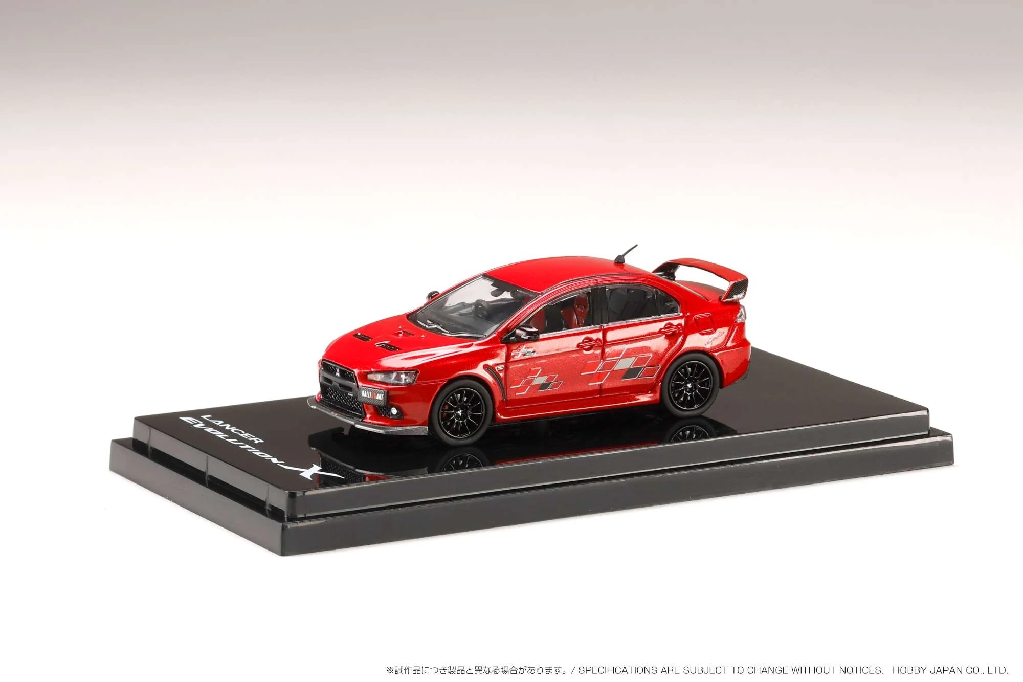 MITSUBISHI LANCER EVOLUTION 10 RALLIART RED METALLIC