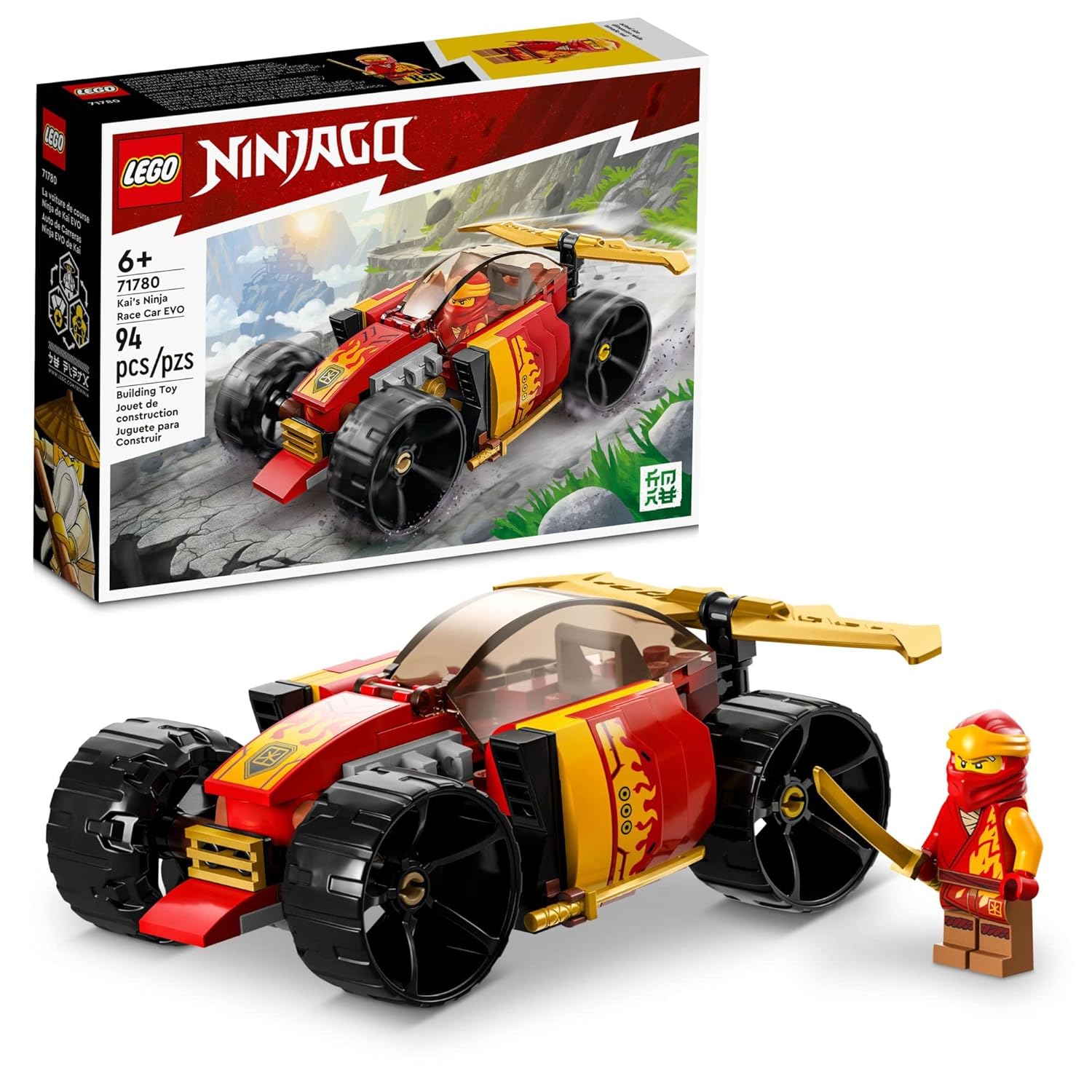 LEGO NINJAGO KAI’S NINJA RACE CAR EVO BUILDING