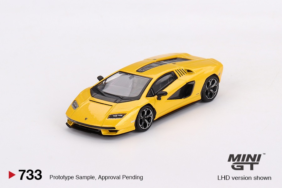 PREORDER MINI GT LAMBORGHINI COUNTACH LPI 800-4 NEW GIALLO ORION