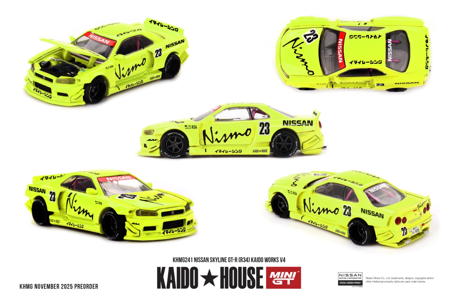 PREORDER NISSAN SKYLINE GTR R34 KAIDO WORKS V4