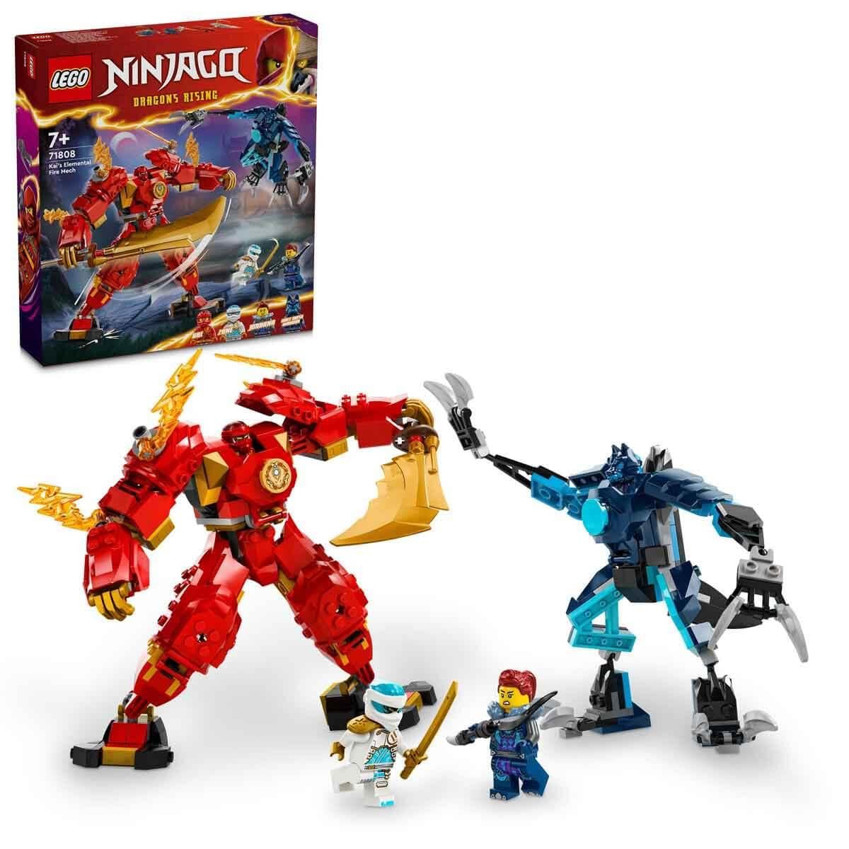 LEGO NINJAGO KAI’S ELEMENTAL FIRE MECH TOY 322 PIECES