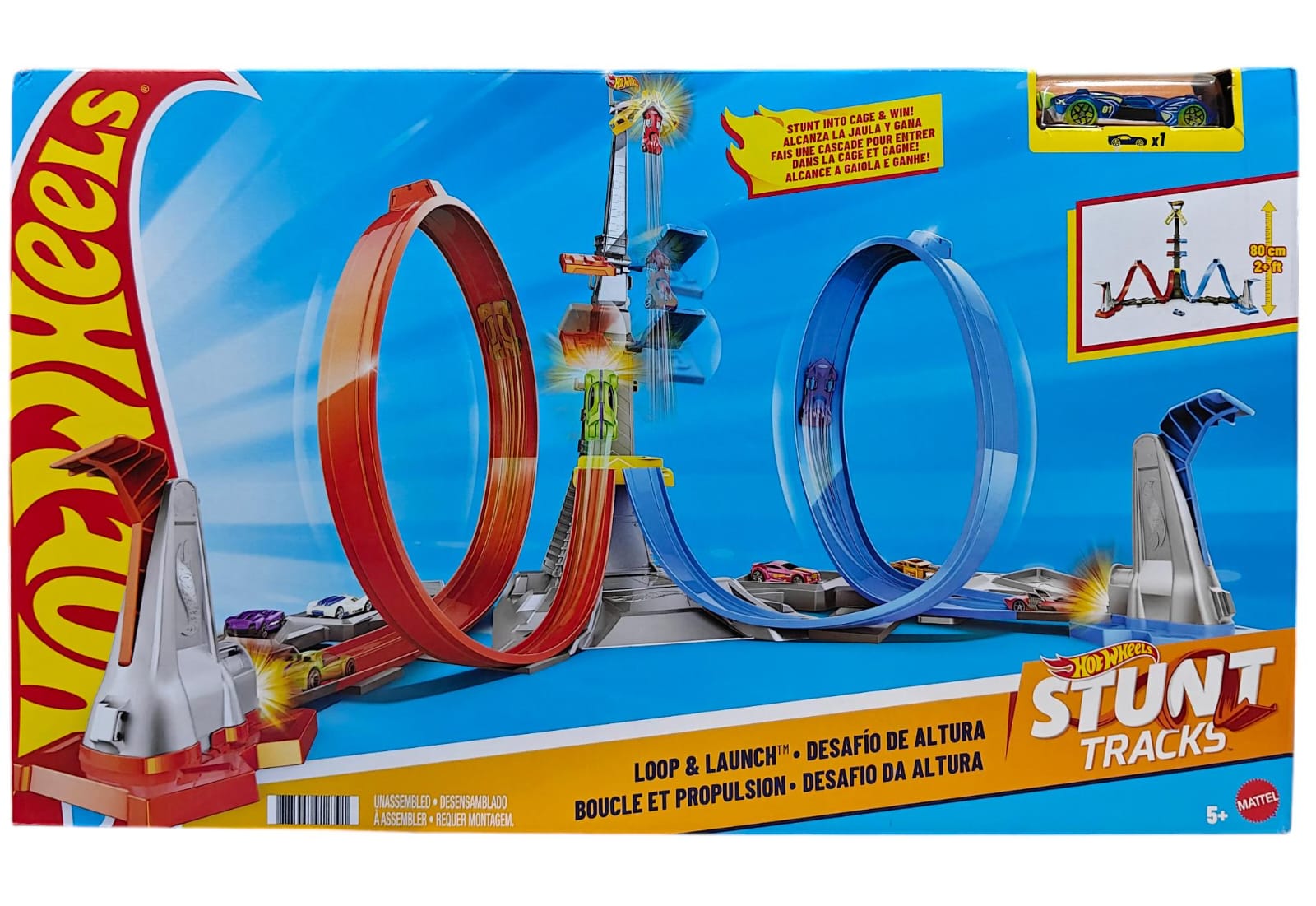 MATTEL HOT WHEELS LOOP  LAUNCH TRACK SET FOR GRW39 