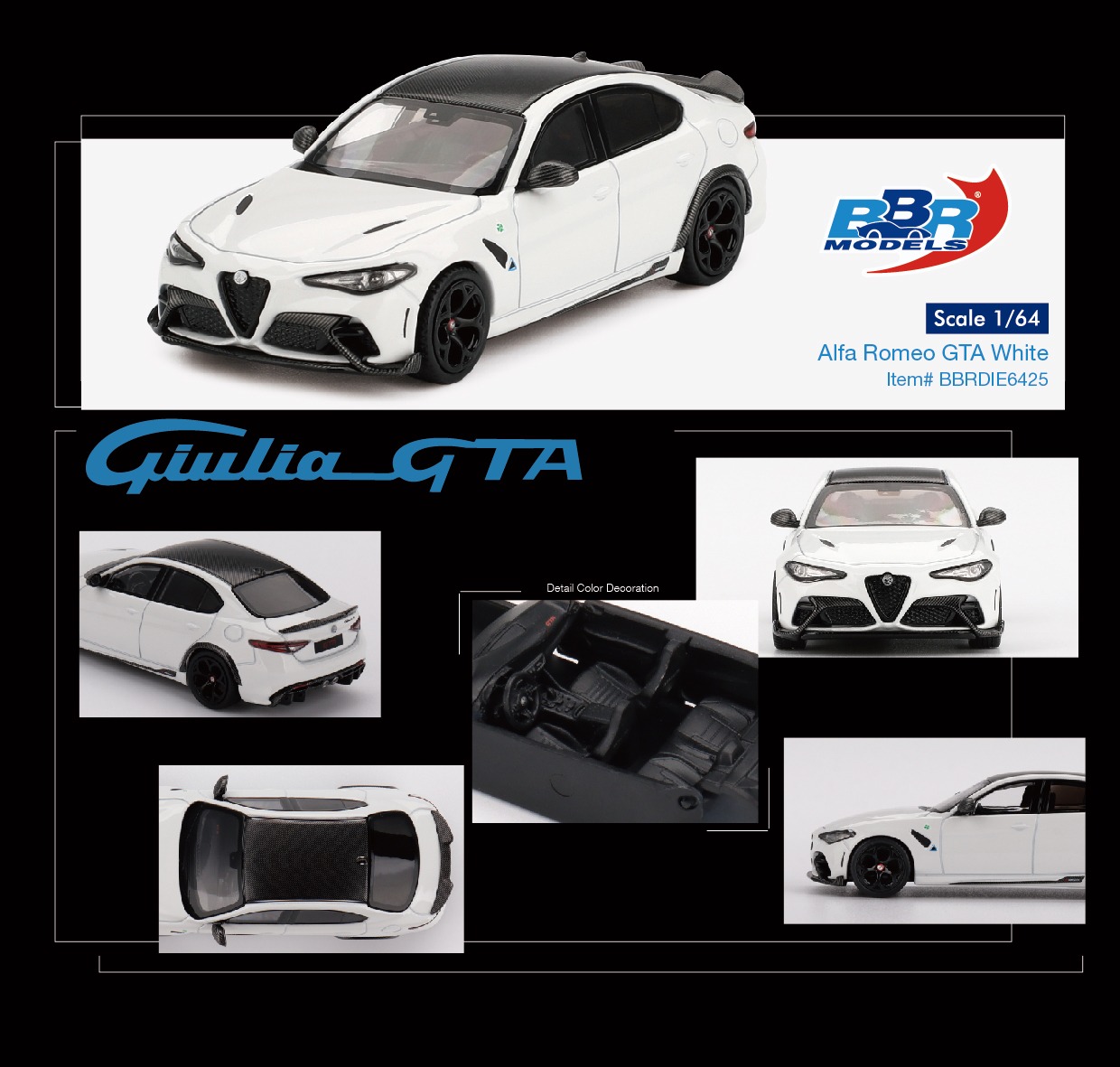ALFA ROMEO GIULIA GTA WHITE