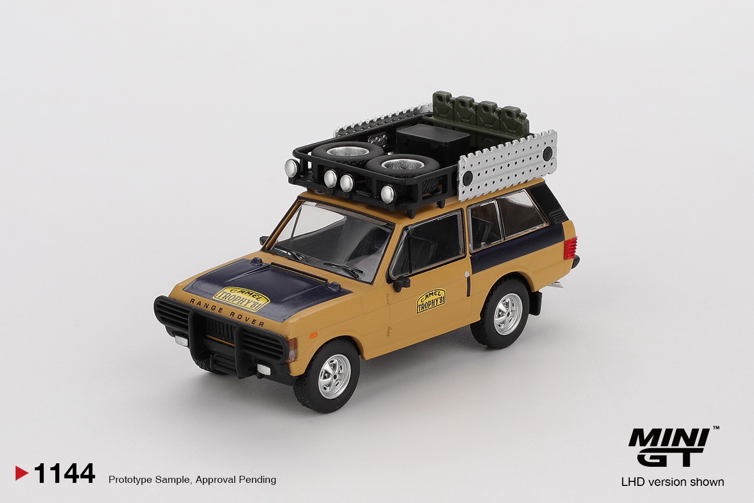PREORDER MINI GT RANGE ROVER 1981 CAMEL TROPHY SUMATRA CSWOBODA KMENTEL WINN