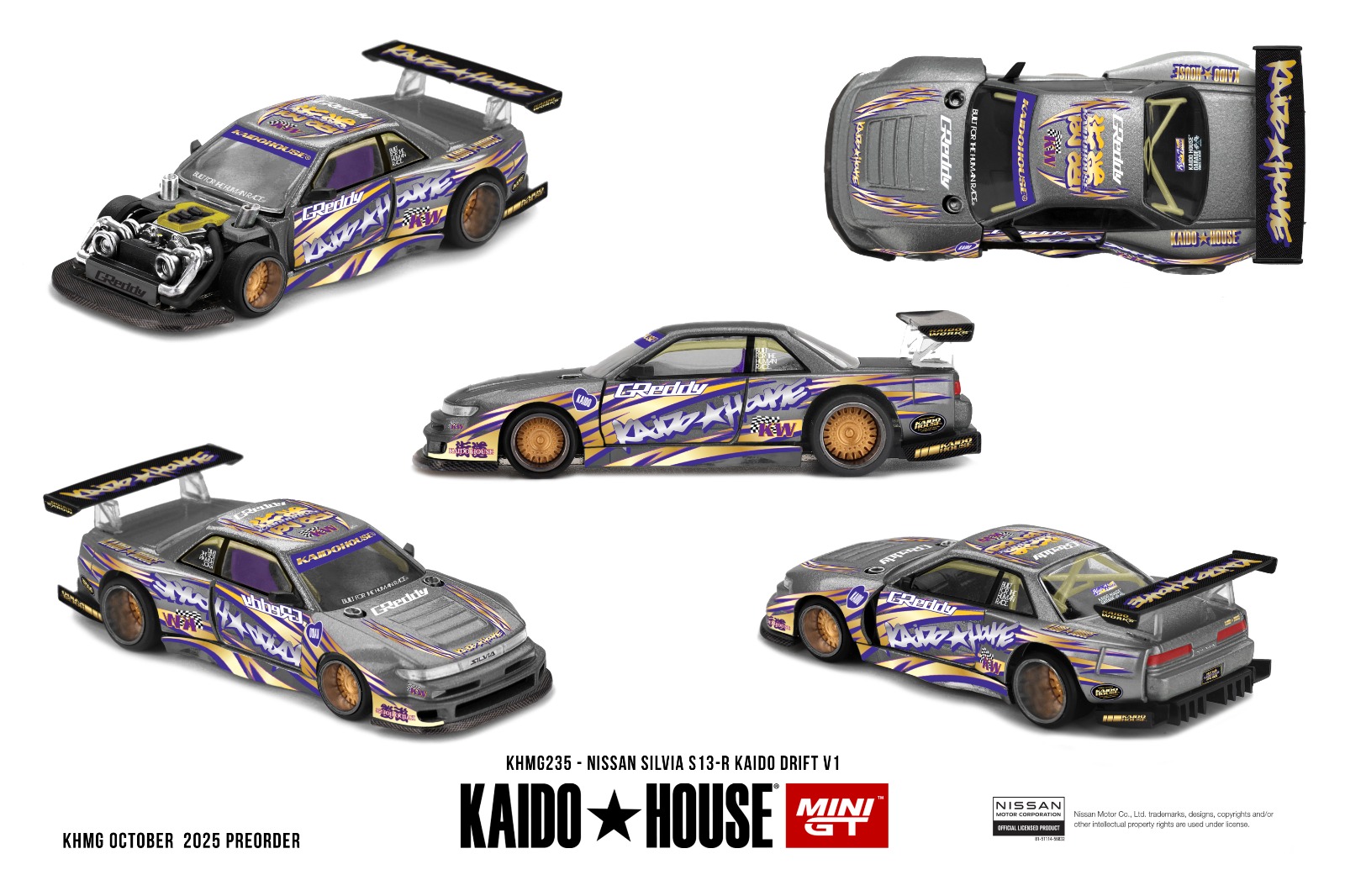 PREORDER NISSAN SILVIA S13-R KAIDO DRIFT V1