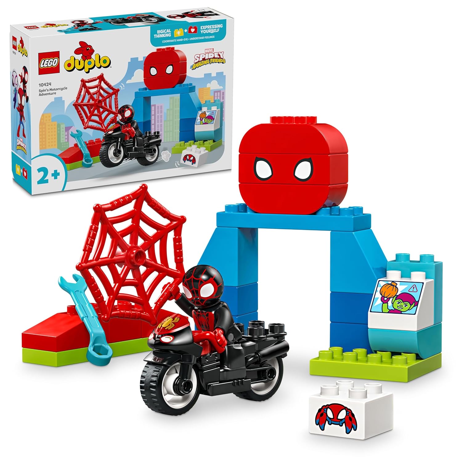 LEGO DUPLO MARVEL SPIN’S MOTORCYCLE ADVENTURE SET