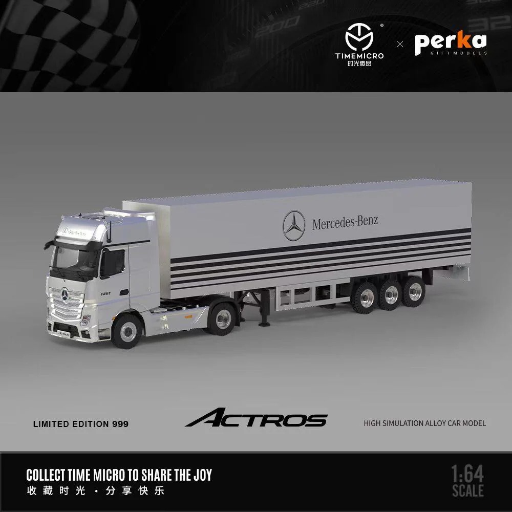 MERCEDES BENZ ACTROS CONTAINER TRUCK SILVER