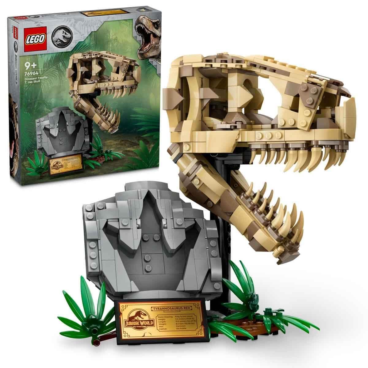 LEGO JURASSIC WORLD DINOSAUR FOSSILS T REX SKULL 