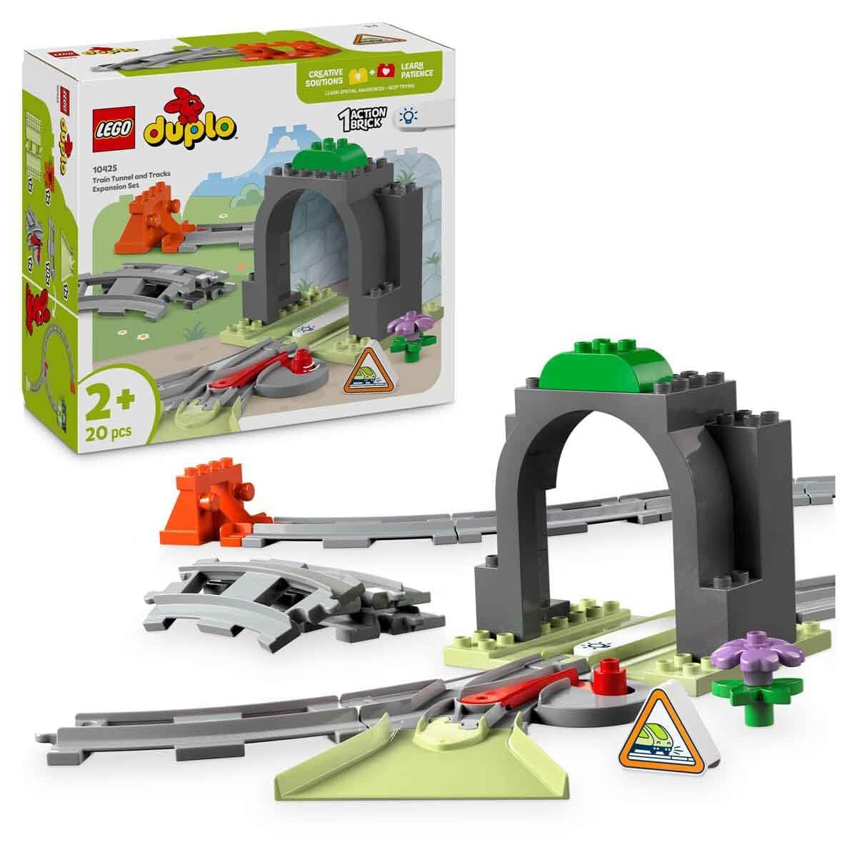 LEGO DUPLO TOWN TRAIN TUNNEL AND TRACKS EXPANSION SET 