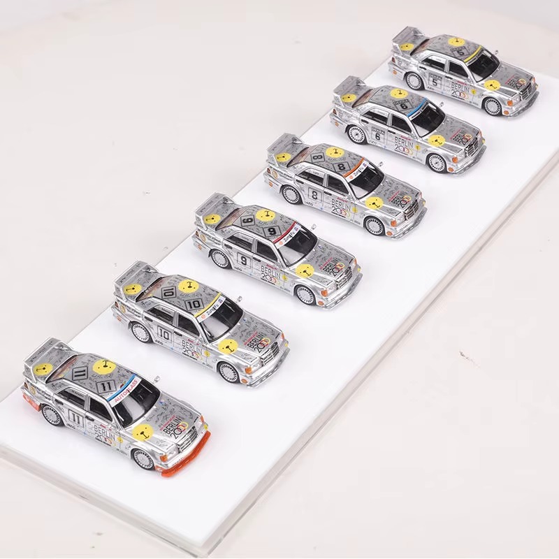 MERCEDESBENZ 190E 2516 EVO BERLIN BEAR SIXCAR SET SIMULATION ALLOY