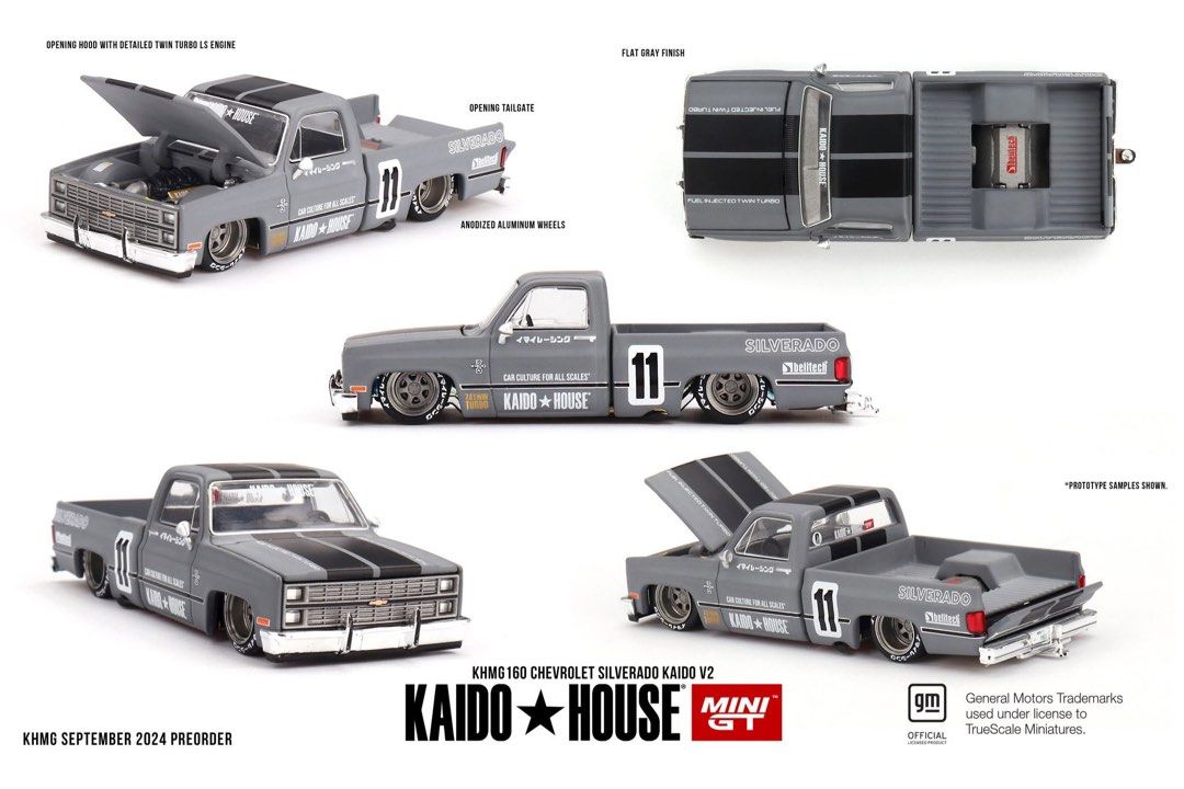 PREORDER MINI GT CHEVROLET SILVERADO KAIDO V2