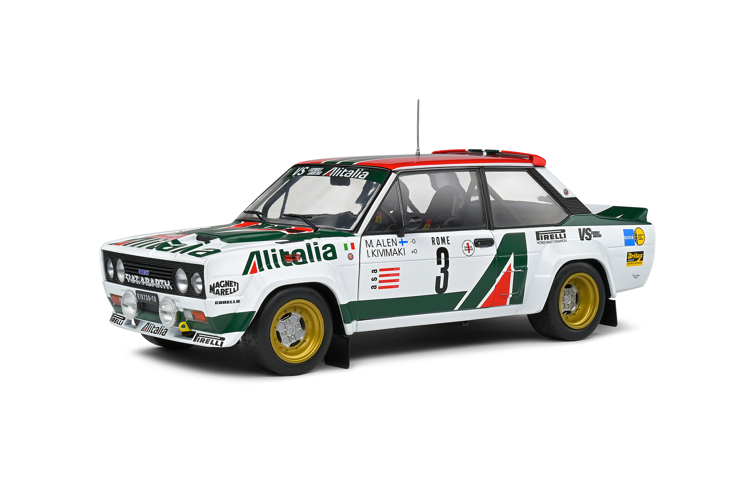 FIAT 131 ABARTH WHITE RALLYE MONTECARLO 1979 3 ALEN KIVIMÄKI
