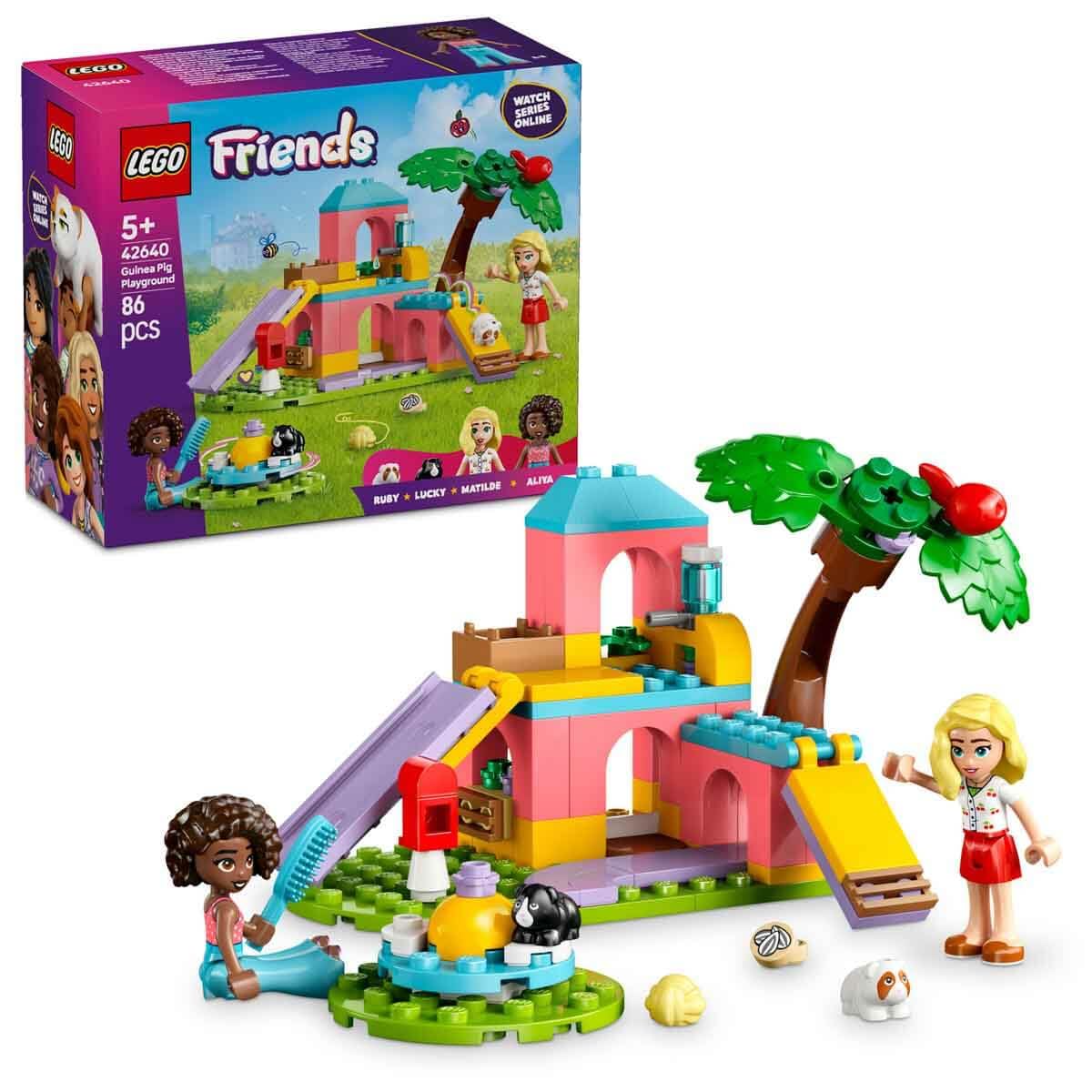 LEGO FRIENDS GUINEA PIG PLAYGROUND PRETEND-PLAY BUILDING KIT 