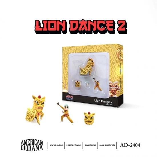 LION DANCE 2 FIGURE SET