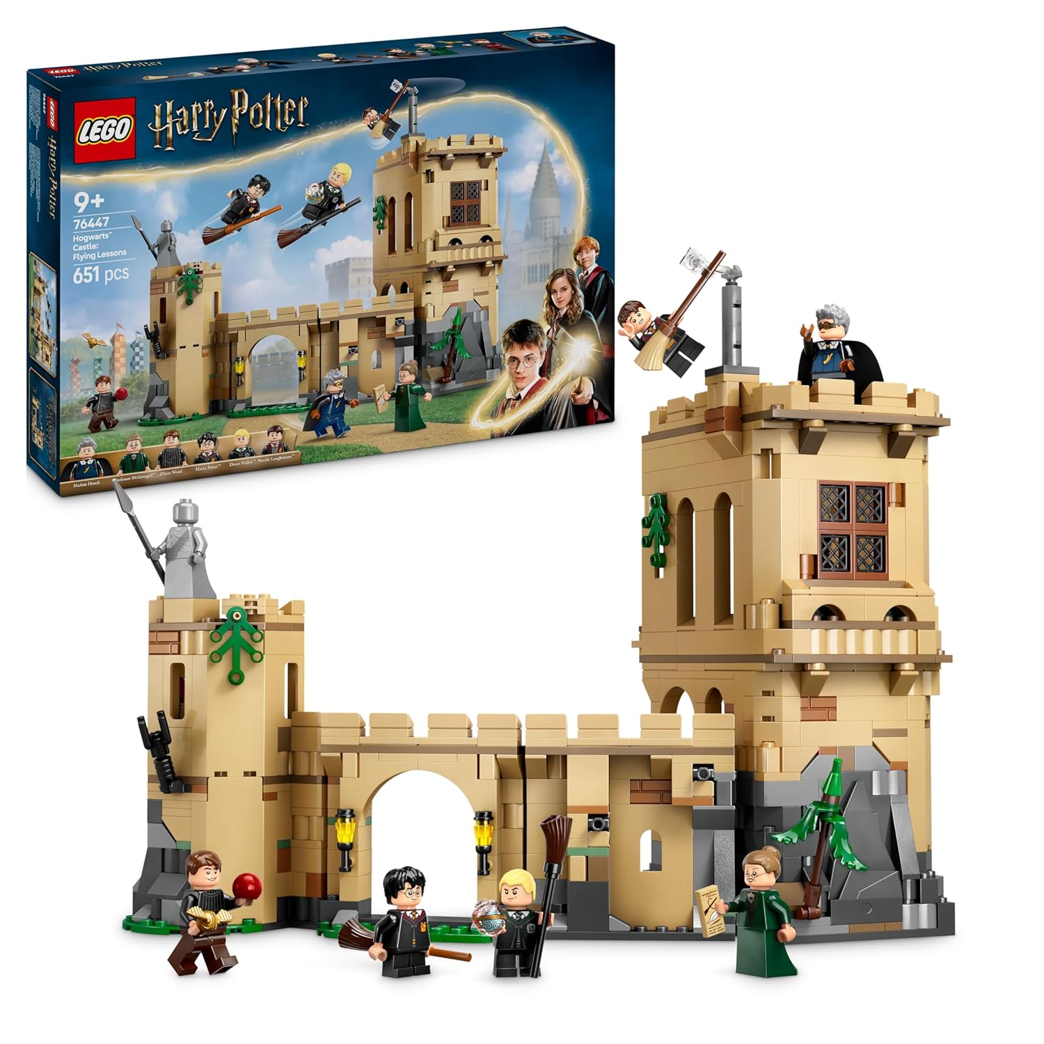 LEGO HARRY POTTER HOGWARTS CASTLE FLYING LESSONS ADVENTURE SET 