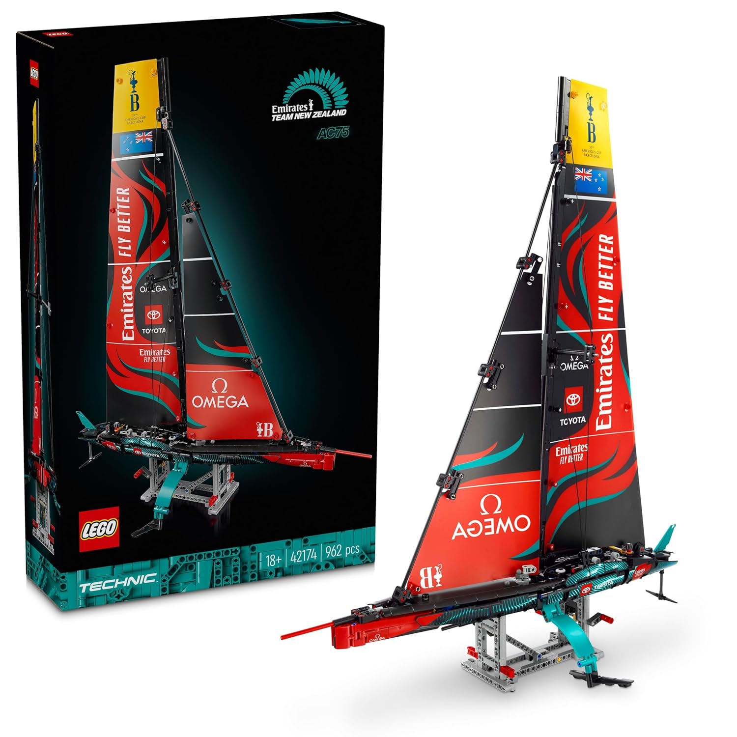 LEGO TECHNIC EMIRATES TEAM NEW ZEALAND AC75 YACHT  