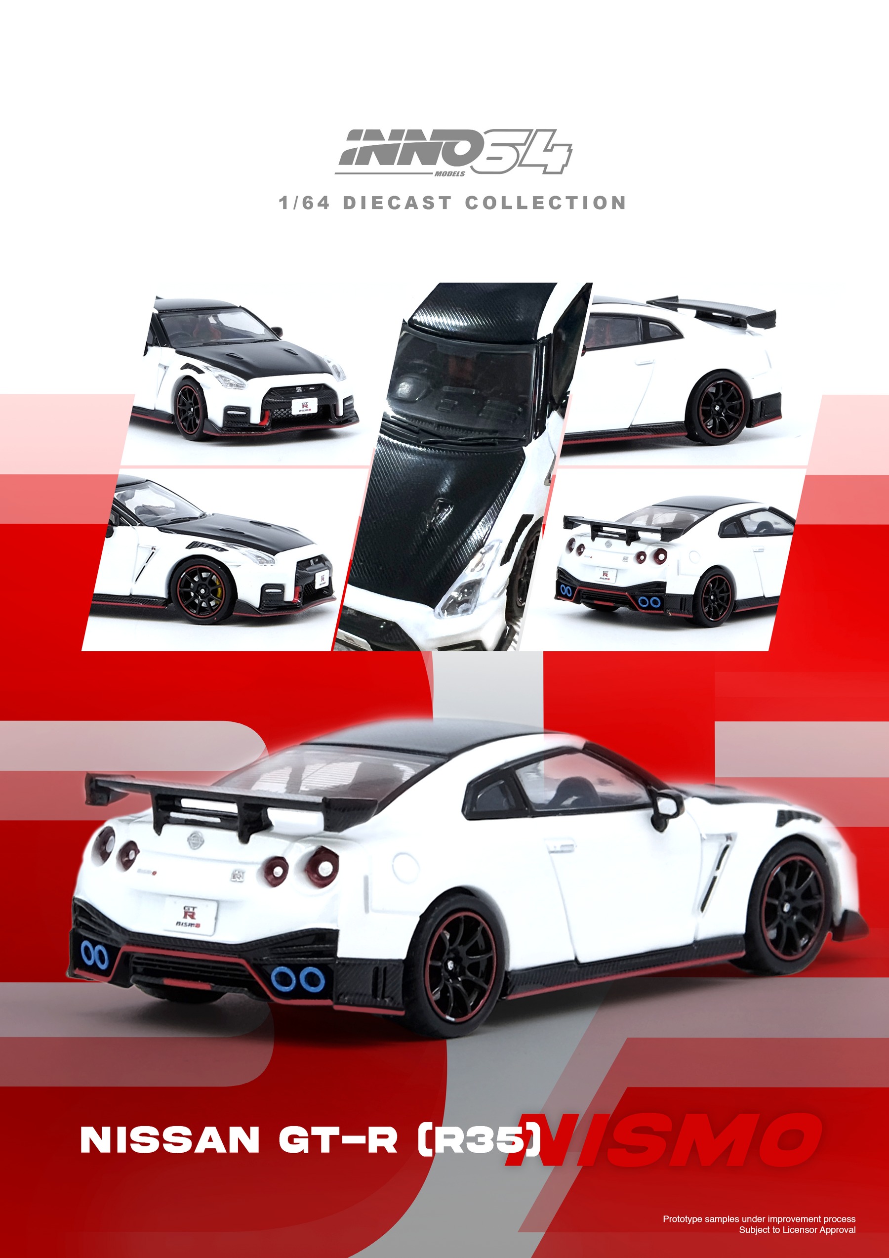 NISSAN GTR R35 NISMO WHITE 