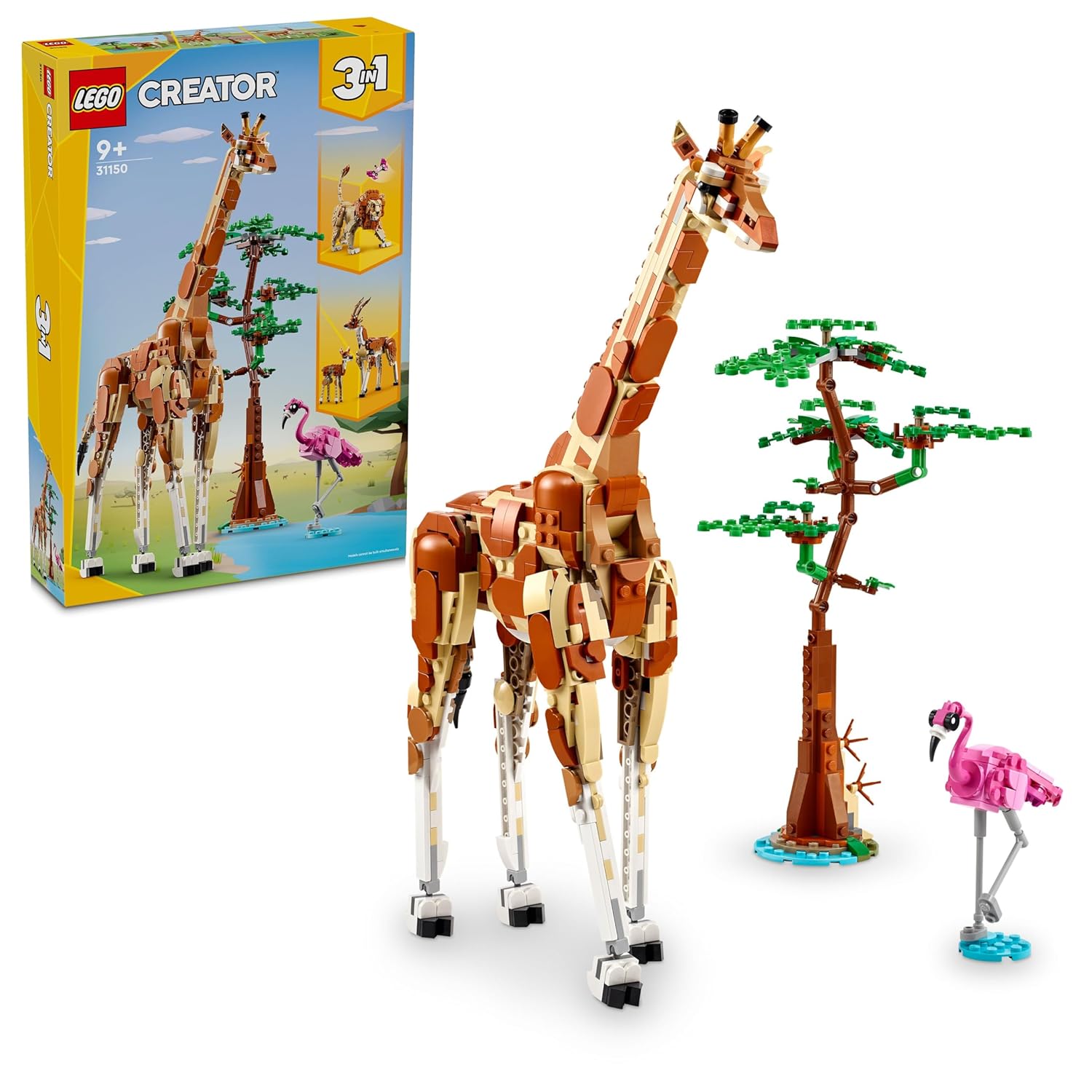 LEGO CREATOR WILD SAFARI ANIMALS 3IN1 SET 780 PIECES
