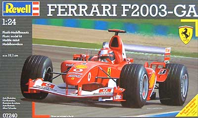 FERRARI F2003 GA PLASTIC MODEL 