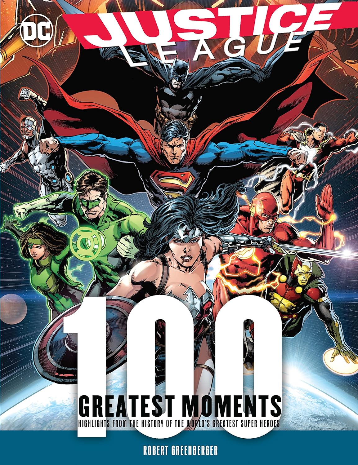 JUSTICE LEAGUE 100 GREATEST MOMENTS HARDCOVER 