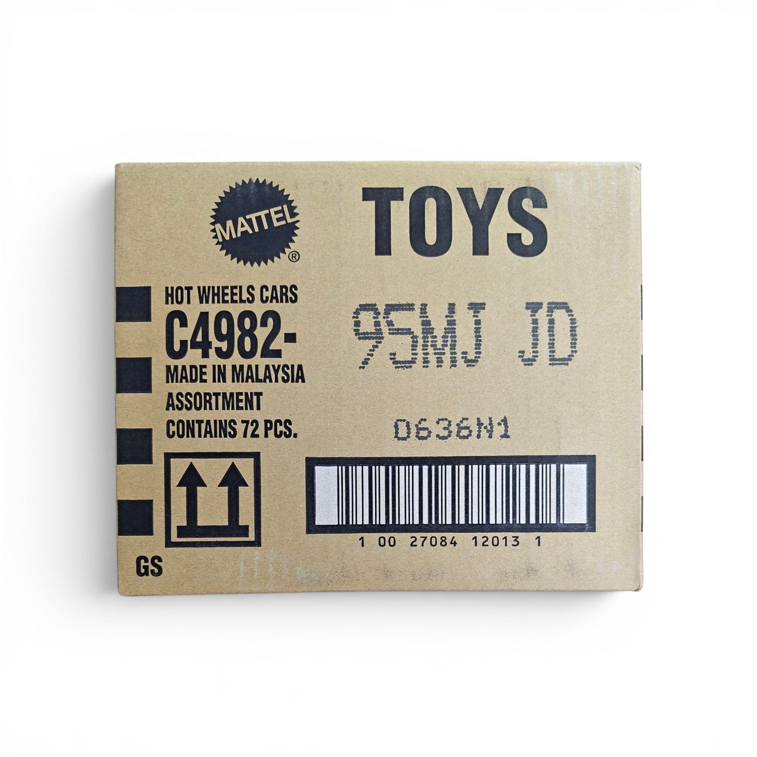 HOT WHEELS MAINLINE 2026 J CASE 72 PCS BOX