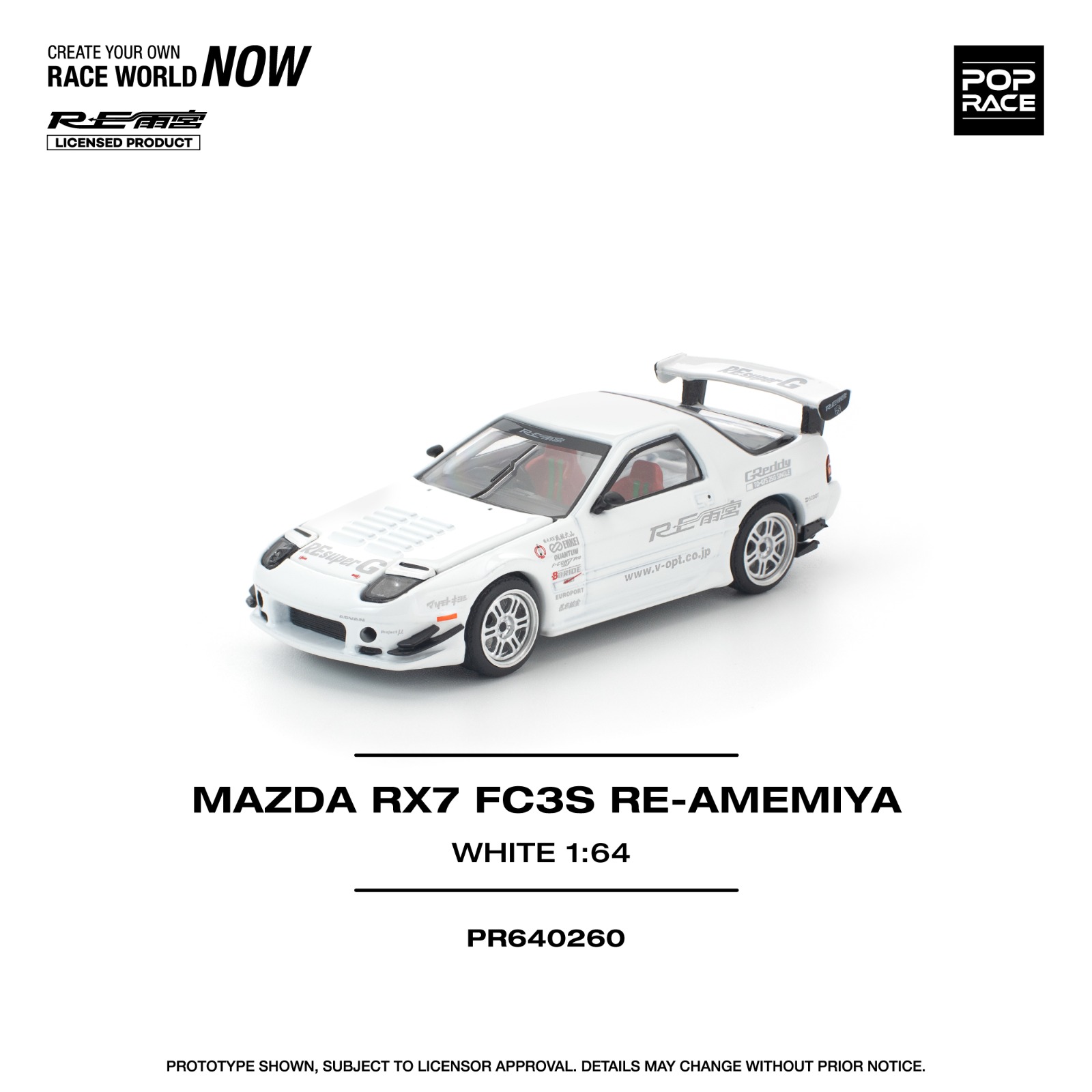 MAZDA RX7 FC3S RE-AMEMIYA WHITE    