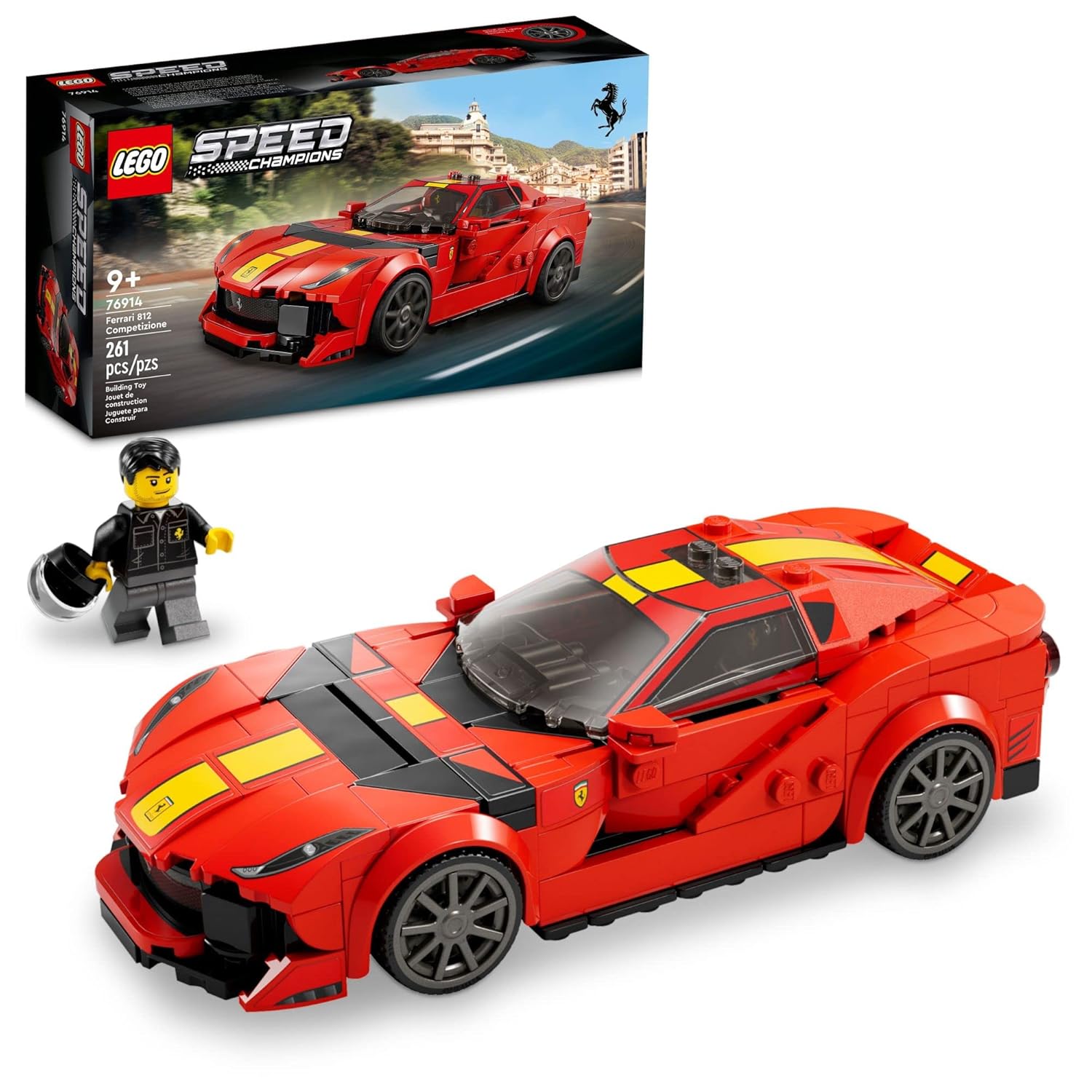 LEGO SPEED CHAMPIONS FERRARI 812 COMPETIZIONE , SPORTS CAR TOY MODEL