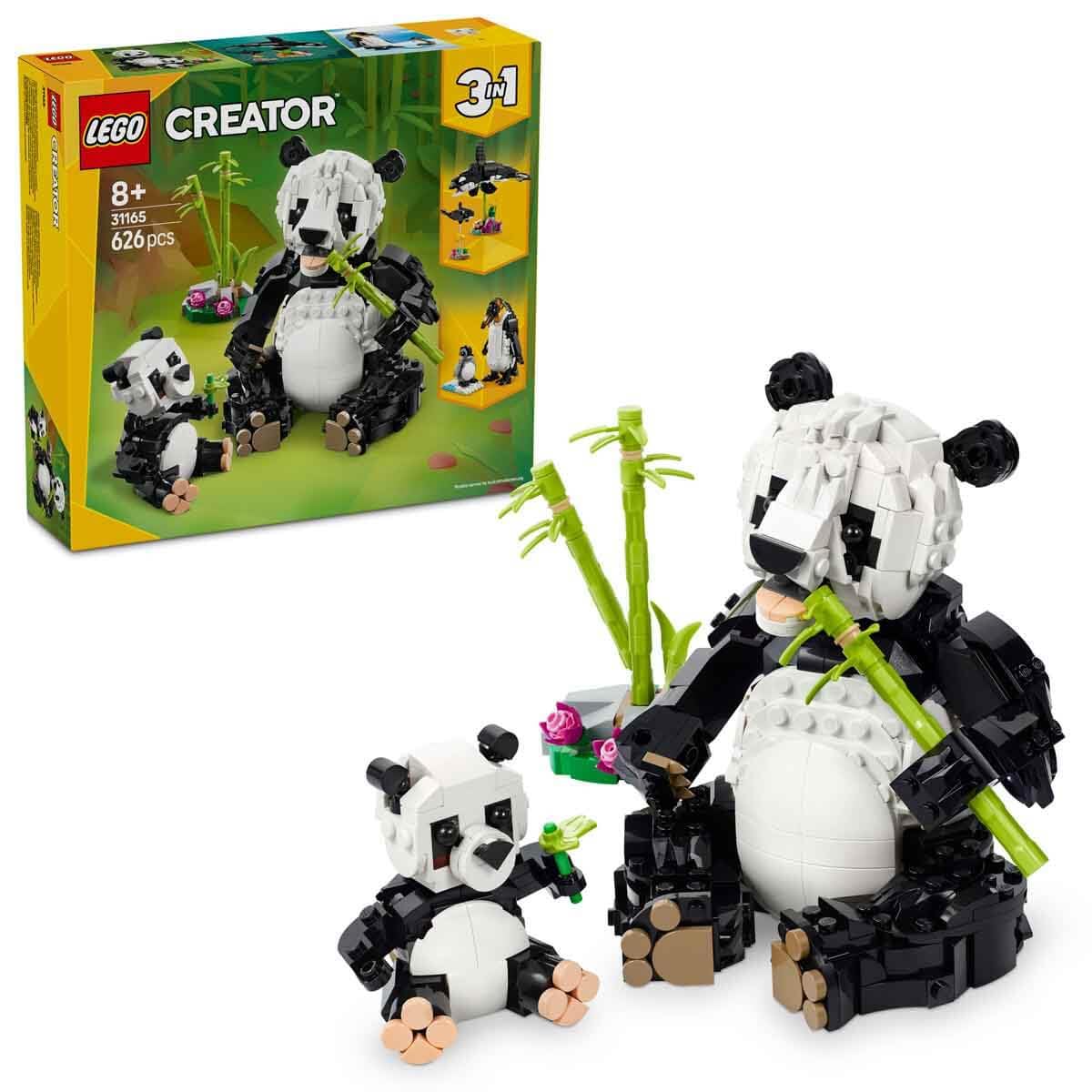 PANDA FAMILY TOY PLAYSET 
